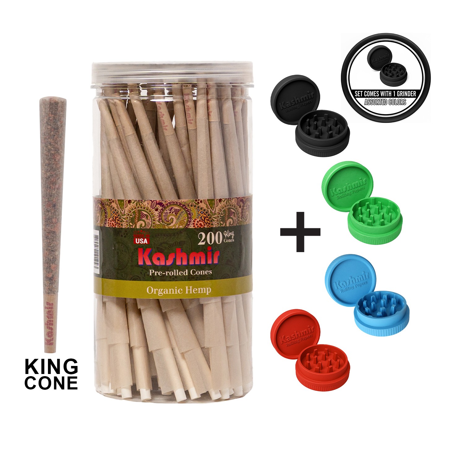 Organic HMP Pre Rolled Cones King Size 200 Pack Classic Rolling Paper Cones Organic HMP Pre Rolled Cones King Size 200 Pack Classic Rolling Paper Cones