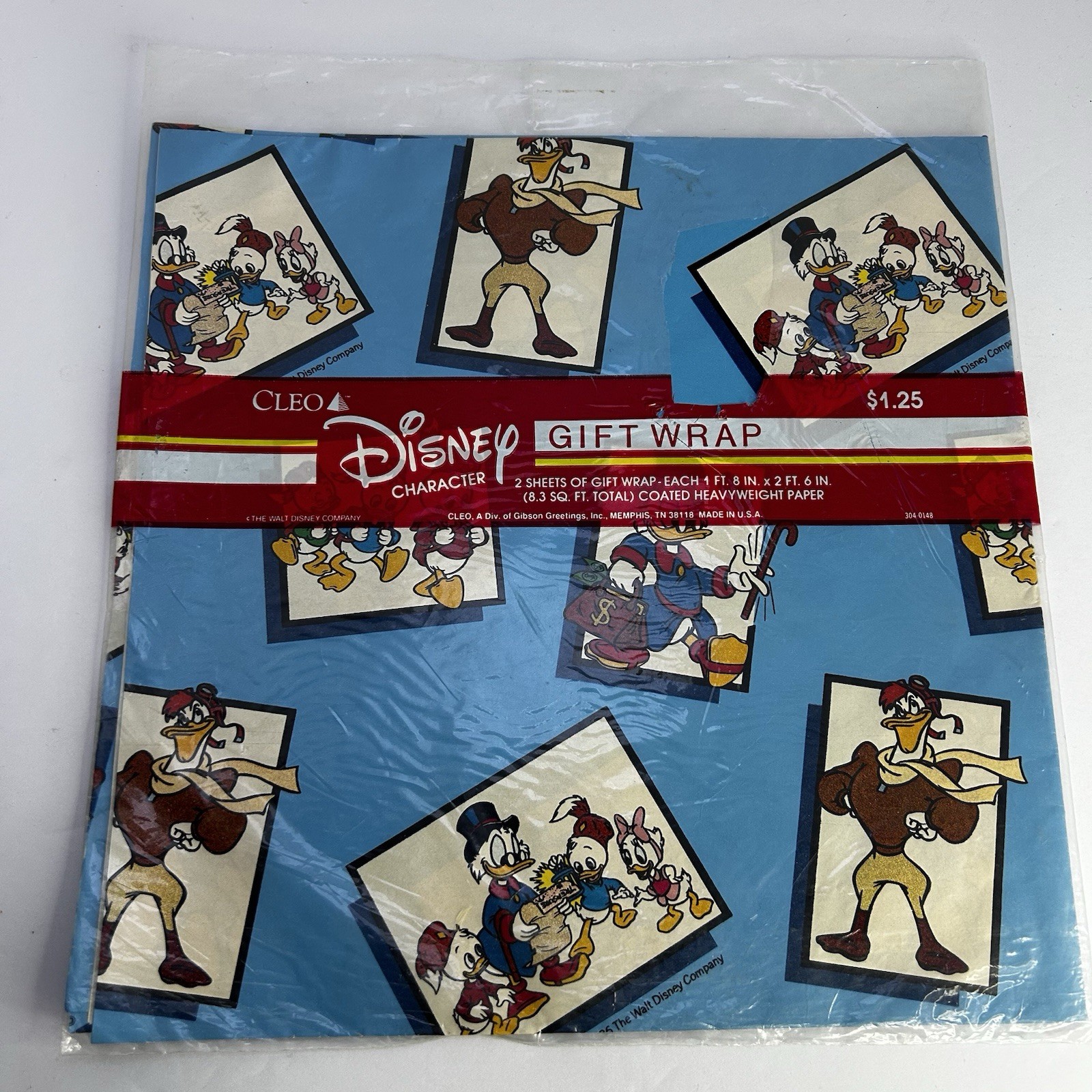 Vtg 1986 Disney Ducktales Christmas Birthday Gift Wrap 2 Sheets 20”x 30” ea. Vtg 1986 Disney Ducktales Christmas Birthday Gift Wrap 2 Sheets 20”x 30” ea.