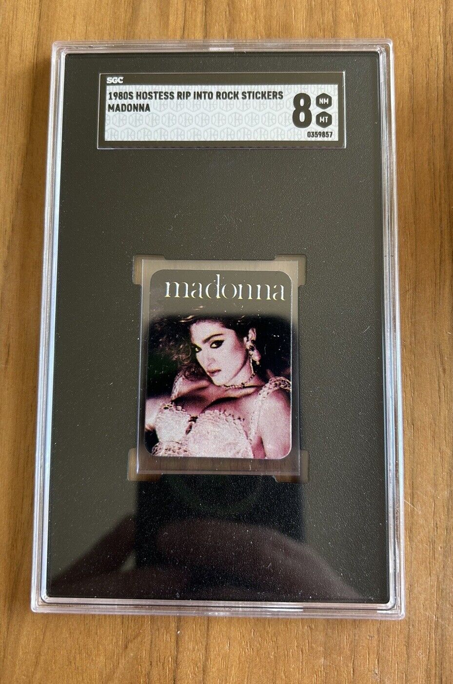 1985 * Madonna - Hostess Chip, Rip Into Rock Sticker CSG 8 RC RARE