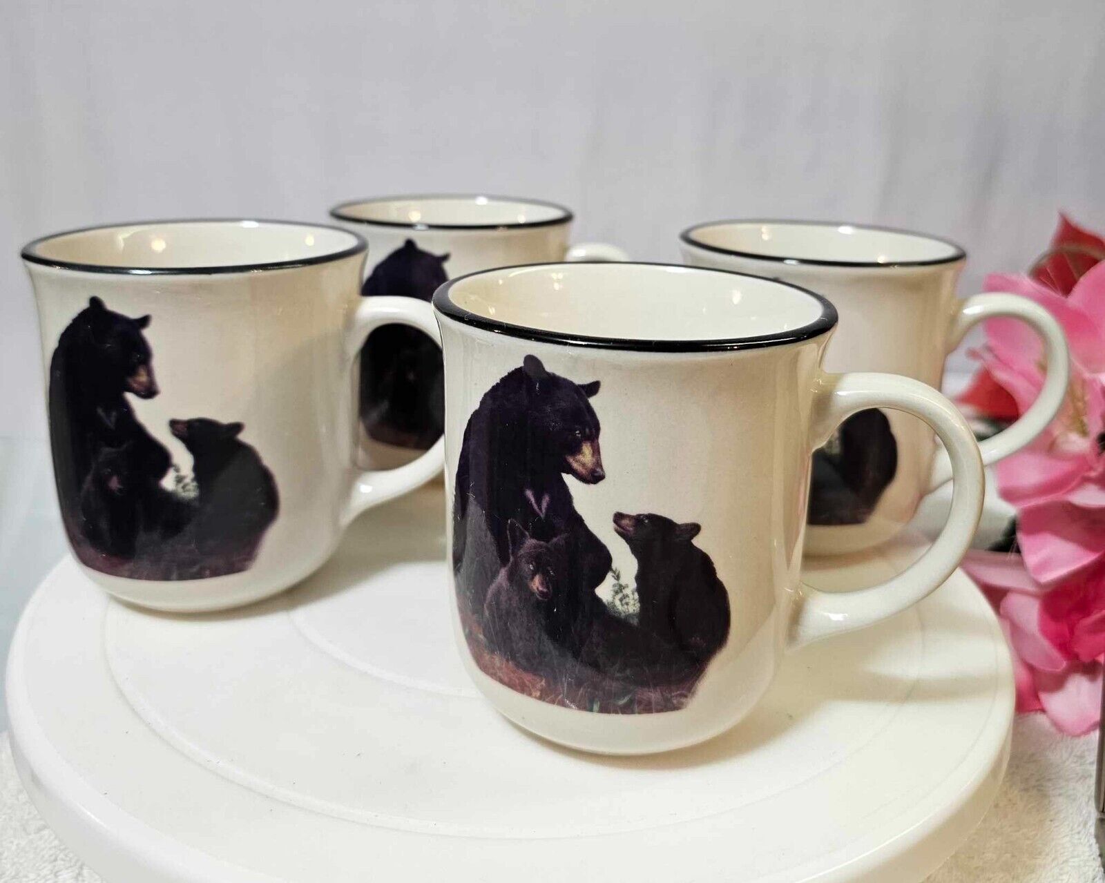 4 Cabela's Exclusive Hautman Brothers Black Bear Family - Coffee Mug