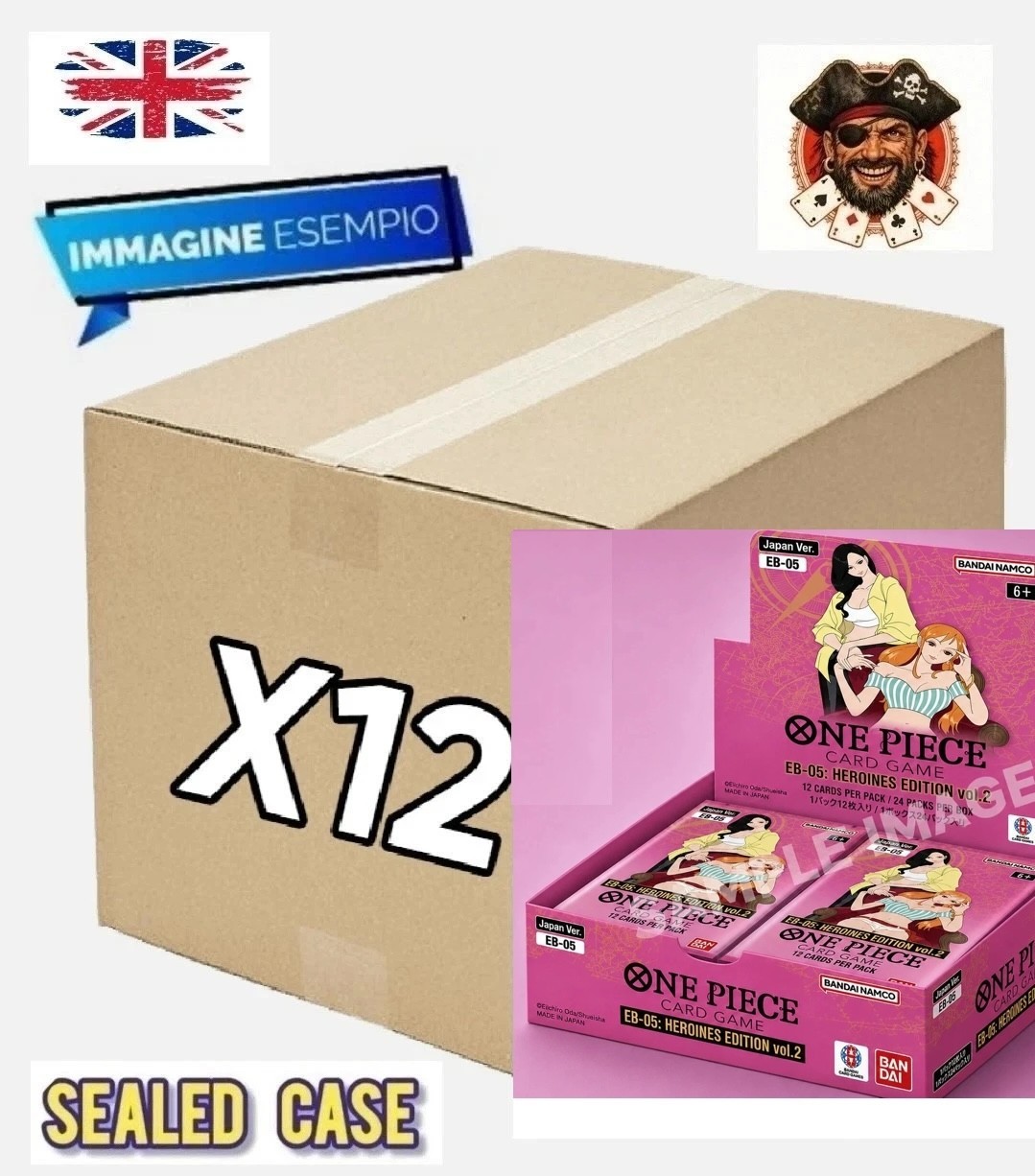 ONE PIECE EB05 SEALED CASE 12 BOOSTER BOX ENGLISH - PREORDER 30-10 ENG EB-05