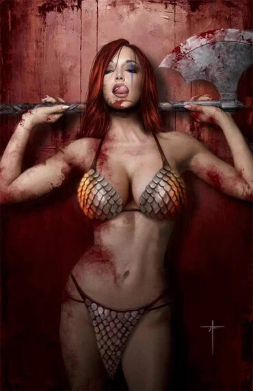 Red Sonja: Empire of the Damned #1 Cover Art by Jay Ferguson - Cover A Red Sonja: Empire of the Damned #1 Cover Art by Jay Ferguson - Cover A