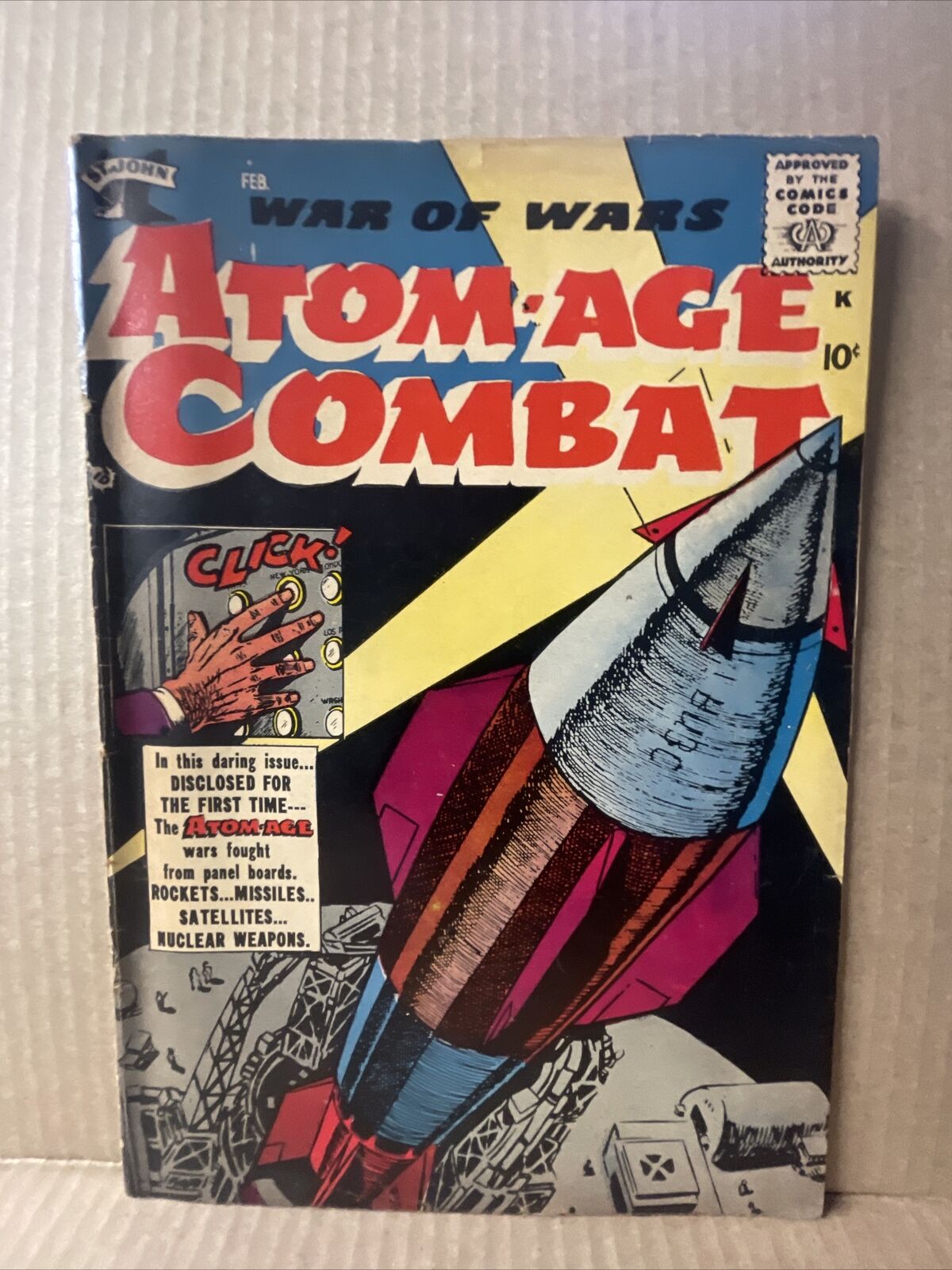 Atomic Age Combat #1 1958 St. John