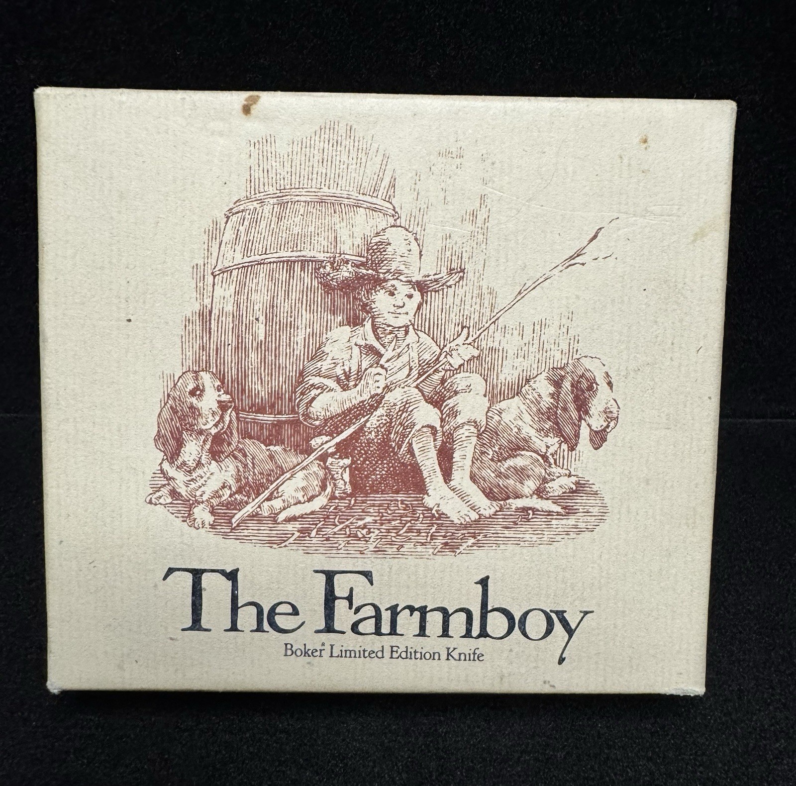 Rare 1983 The Farm boy Knife BY Boker Limited Edition