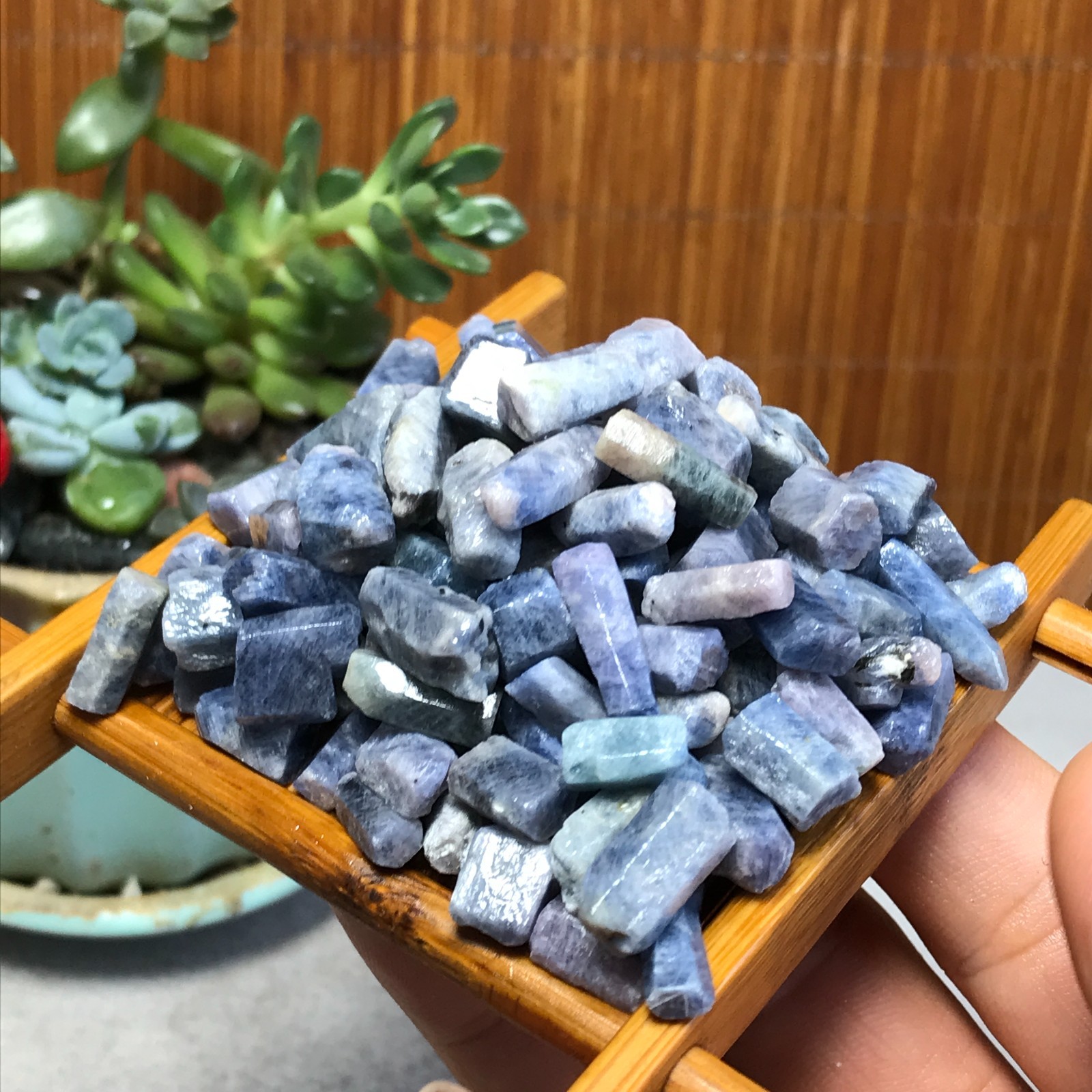 120Pcs Natural Blue Corundum Ruby Crystal Rough original Mineral Specimens A8000 120Pcs Natural Blue Corundum Ruby Crystal Rough original Mineral Specimens A8000