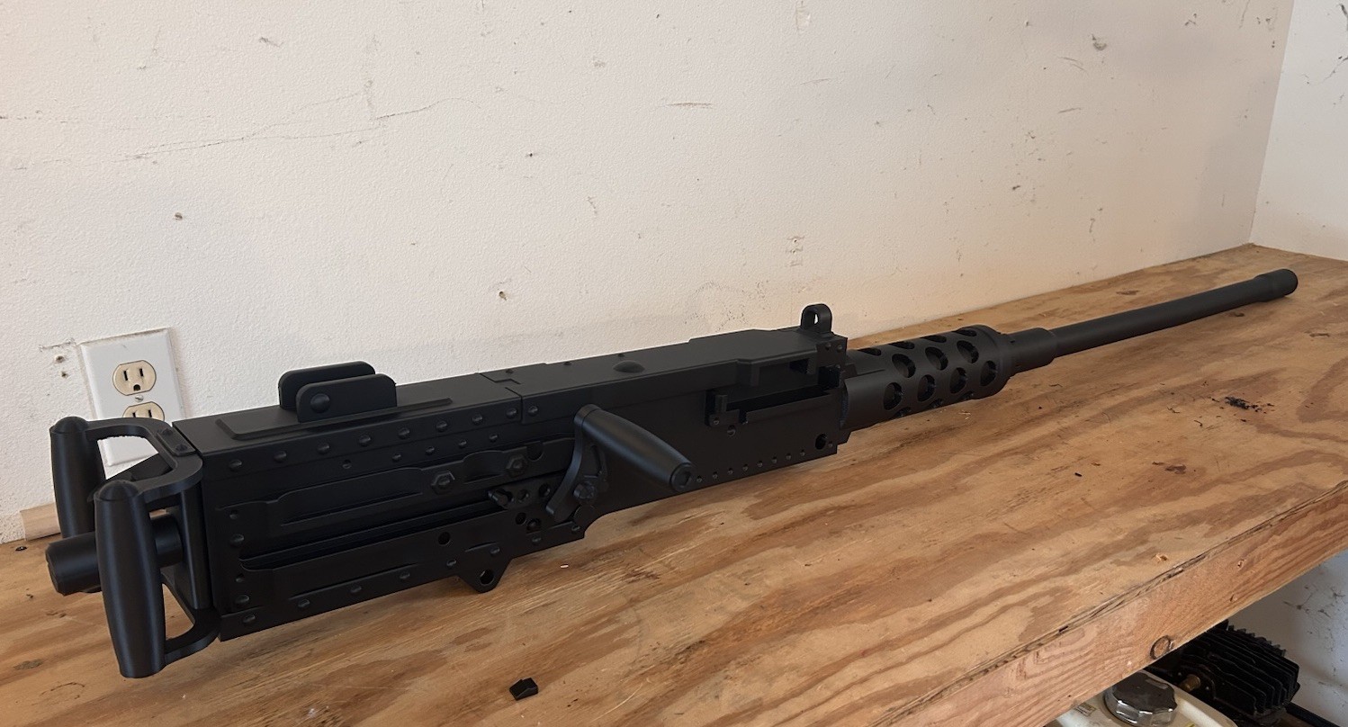 M2HB Browning .50 Cal — Full-Scale Replica, Matte Black ASA M2HB Browning .50 Cal — Full-Scale Replica, Matte Black ASA