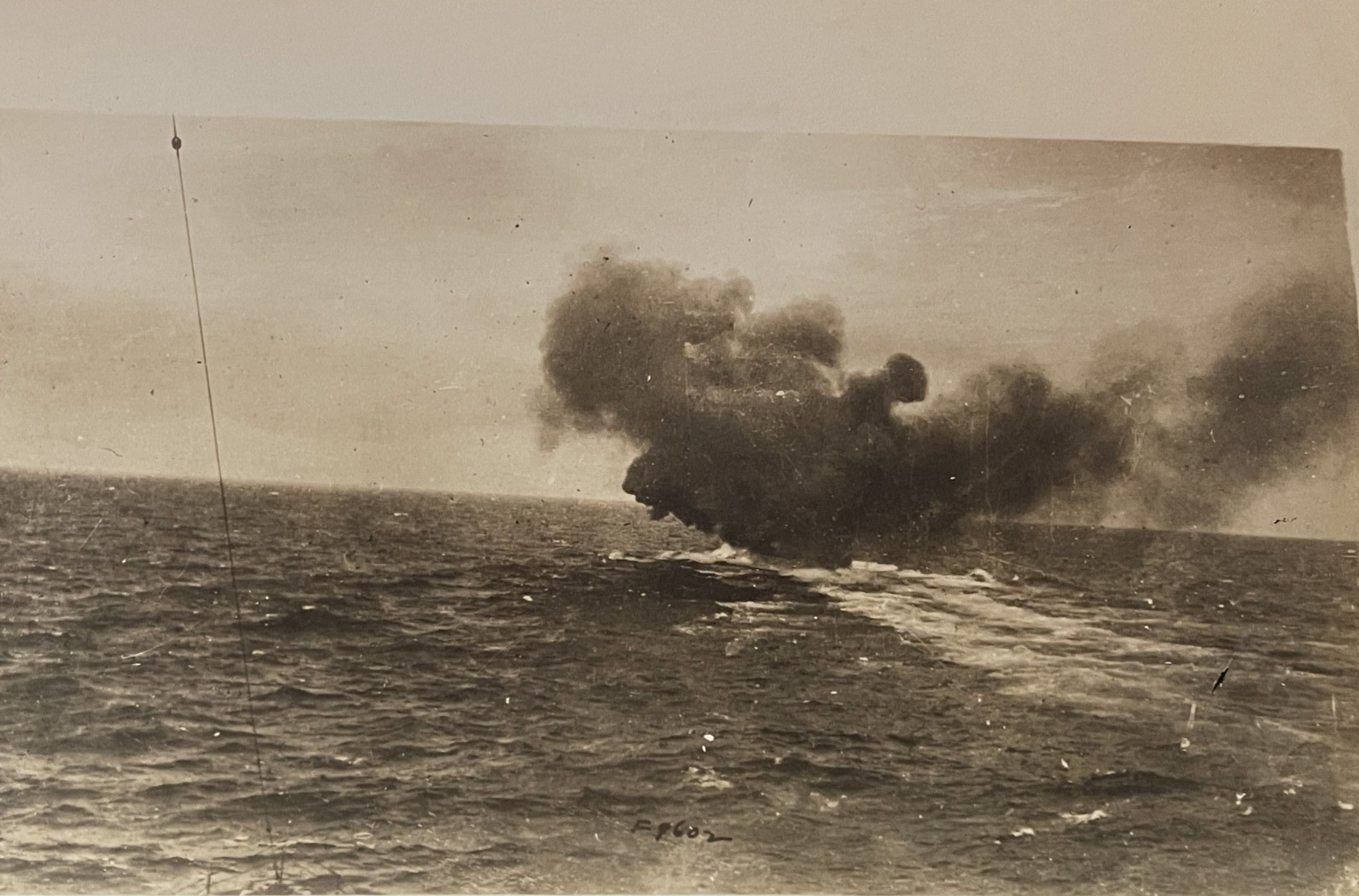 WWI BRITISH SHIP SMOKE SCREEN PROTECTION NAVY WWI BRITISH SHIP SMOKE SCREEN PROTECTION NAVY