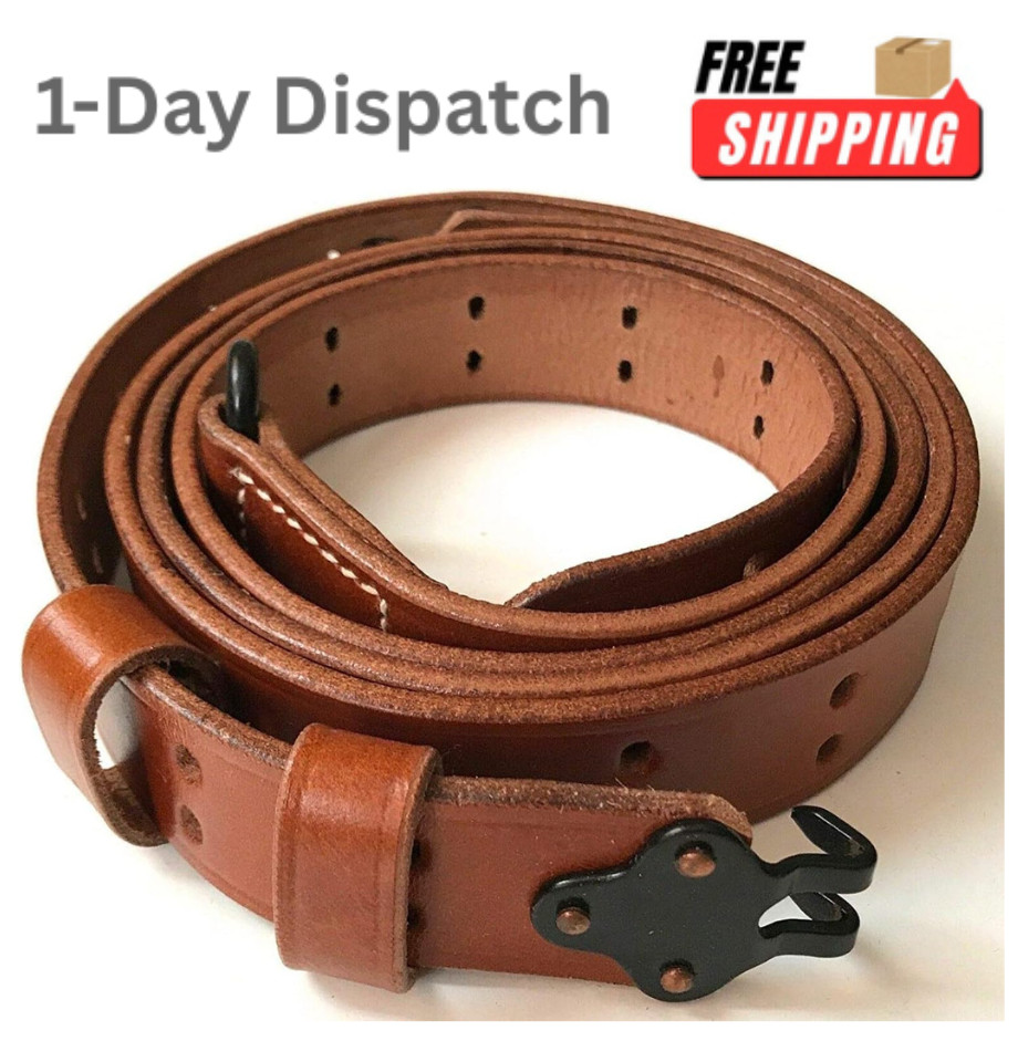 MILITARIA STUFFS M1907 Leather Sling M1 Garand WWII Tan MILITARIA STUFFS M1907 Leather Sling M1 Garand WWII Tan