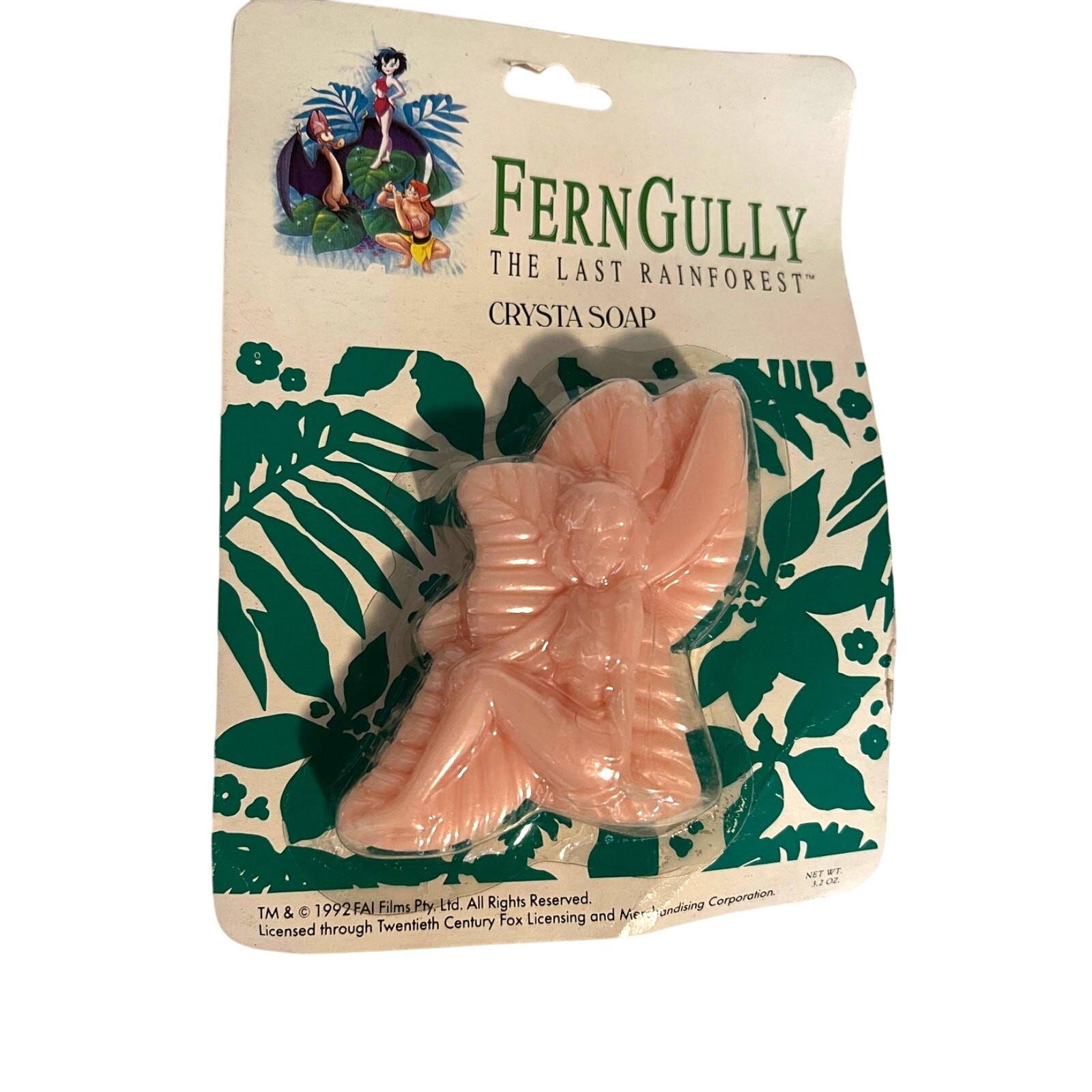 NEW OS Fern Gully The Last Rainforest CRYSTA SOAP, Pink NEW OS Fern Gully The Last Rainforest CRYSTA SOAP, Pink
