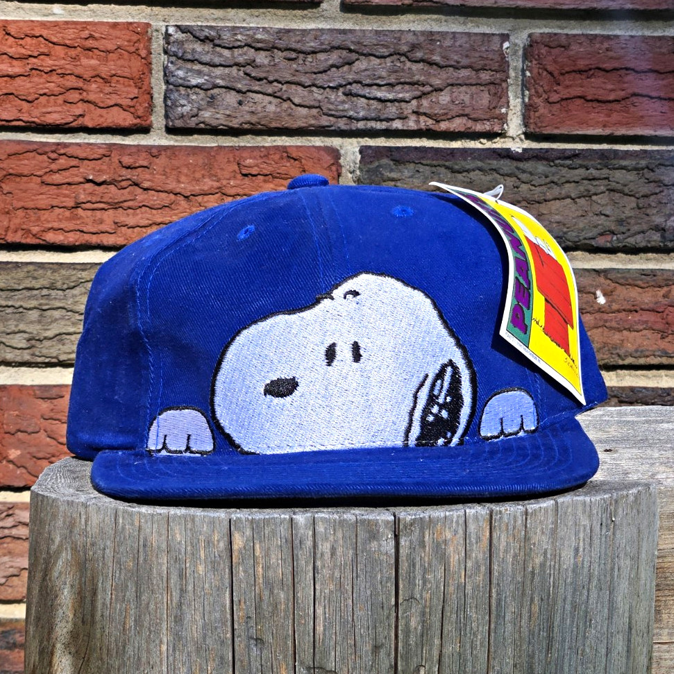 Vintage American Needle Peanuts Snoopy Blue Adjustable Baseball Cap Hat Vintage American Needle Peanuts Snoopy Blue Adjustable Baseball Cap Hat