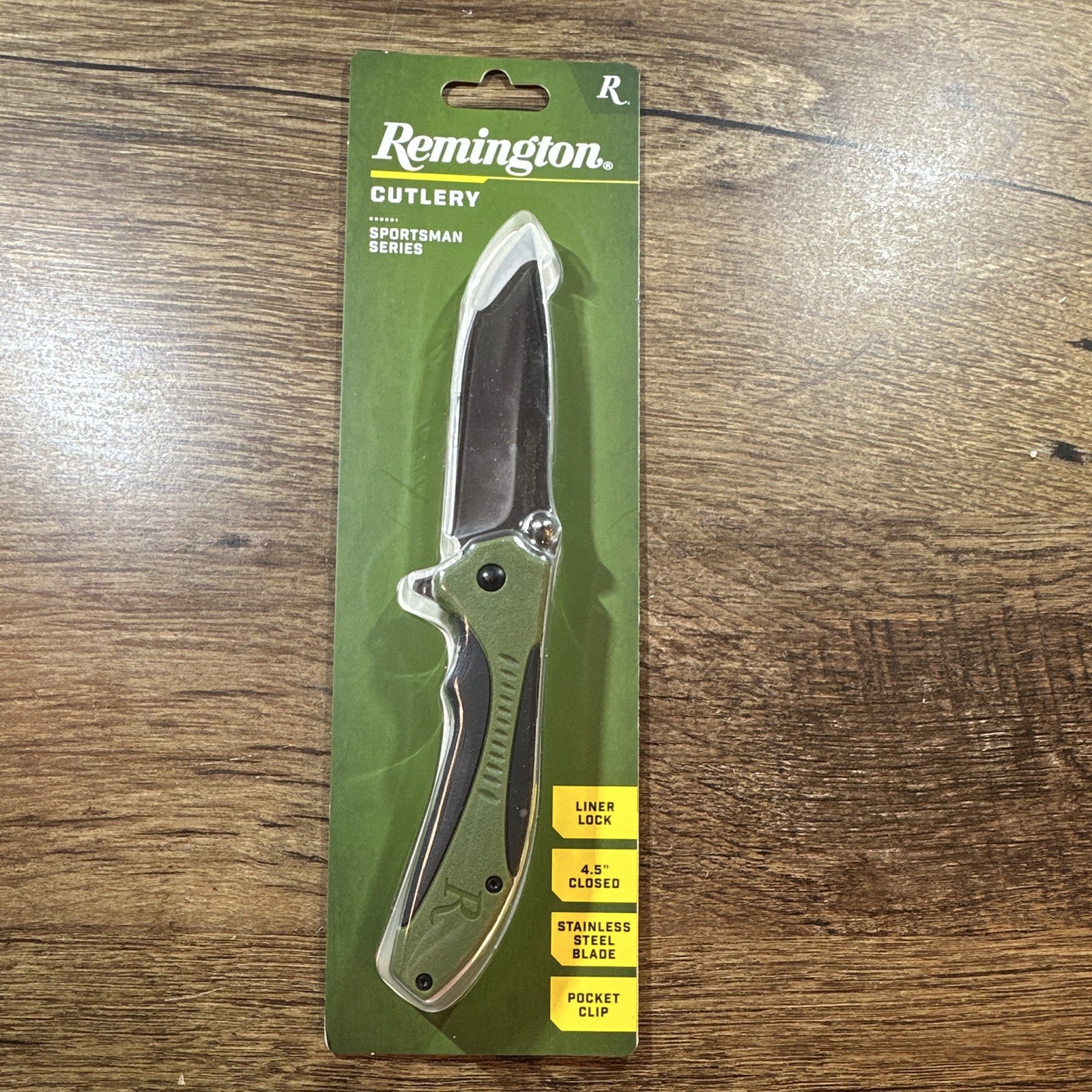 Remington Sportsman Series Liner Lock Knife with Pocket Clip Remington Sportsman Series Liner Lock Knife with Pocket Clip