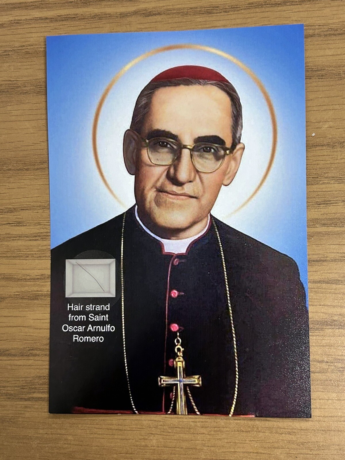 Saint Oscar Arnulfo Romero Hair Strand Lock Relic Catholic Church Photo Display Saint Oscar Arnulfo Romero Hair Strand Lock Relic Catholic Church Photo Display