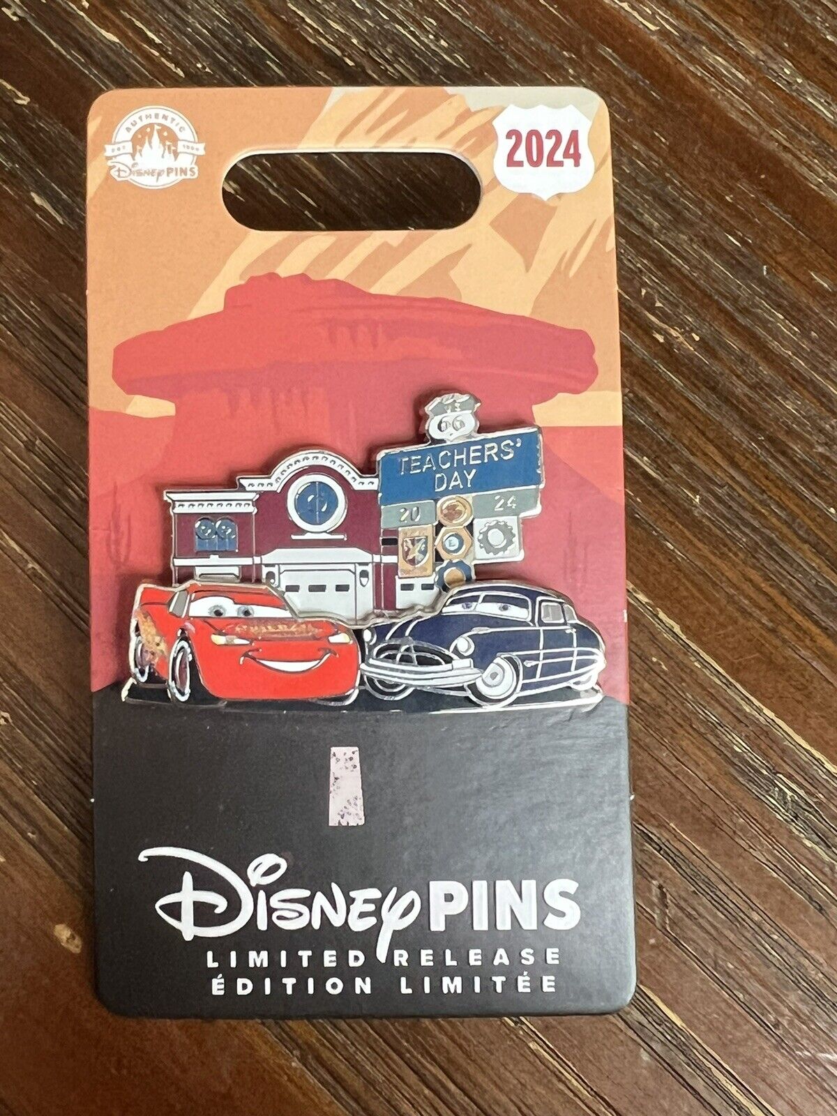 Disney Teachers Day Cars Land LR Pin 2024