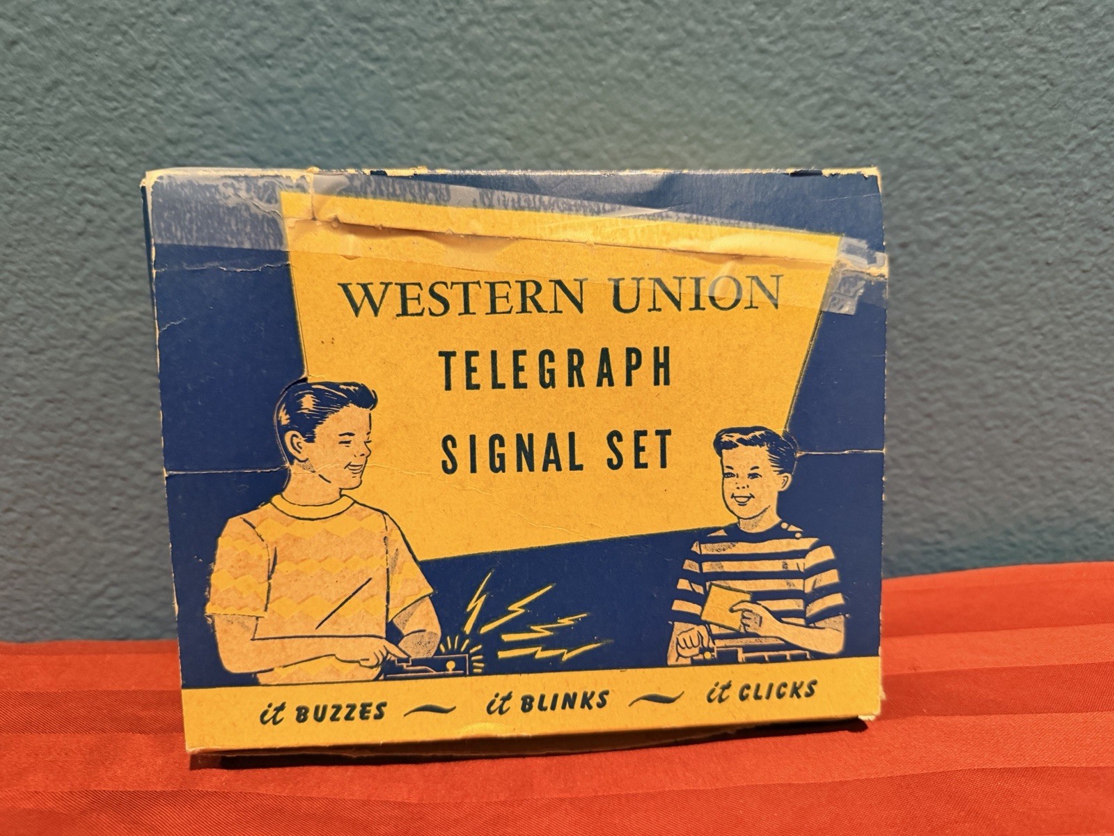 Vintage 1930s-40s Western Union Telegraph Signal Set Morse Code Box Manuals Vintage 1930s-40s Western Union Telegraph Signal Set Morse Code Box Manuals