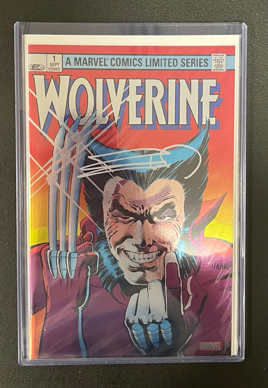 Marvel Comics Wolverine #1 Variant Edition Signed by Frank Miller Claremont COA Marvel Comics Wolverine #1 Variant Edition Signed by Frank Miller Claremont COA