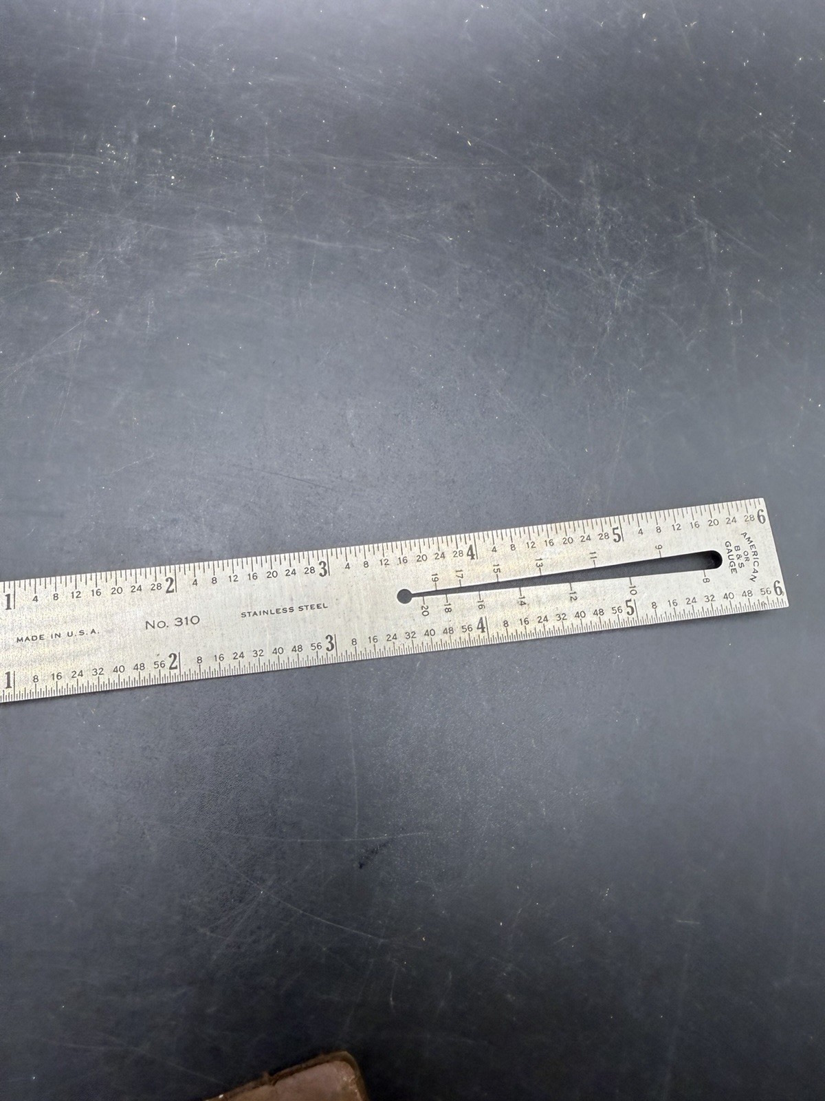 Vintage General Tool No 310 Wire Gauge Steel Ruler 6 Inch USA Leather Sleeve Vintage General Tool No 310 Wire Gauge Steel Ruler 6 Inch USA Leather Sleeve