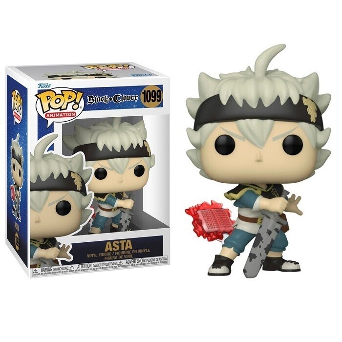 BOX DAMAGED Funko Pop Animation: Black Clover - Asta Vinyl Figure #1099 #59239 BOX DAMAGED Funko Pop Animation: Black Clover - Asta Vinyl Figure #1099 #59239