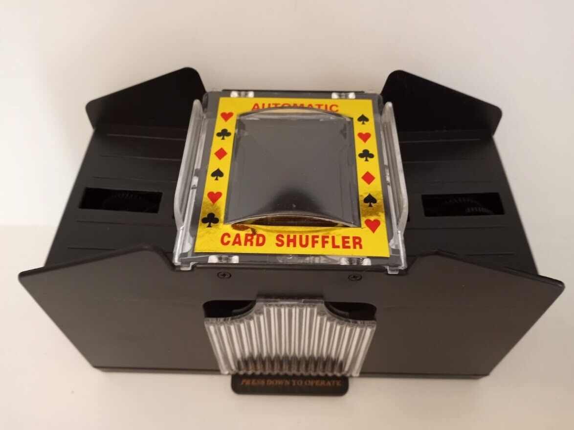 4-Deck Automatic Battery Operated Playing Card Shuffler Casino Casino BlackJack 