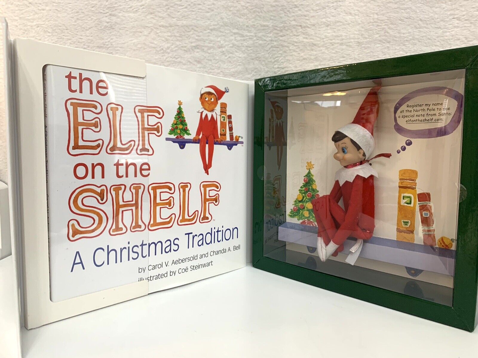 The Elf on the Shelf Girl.  A Christmas Tradition with Book New