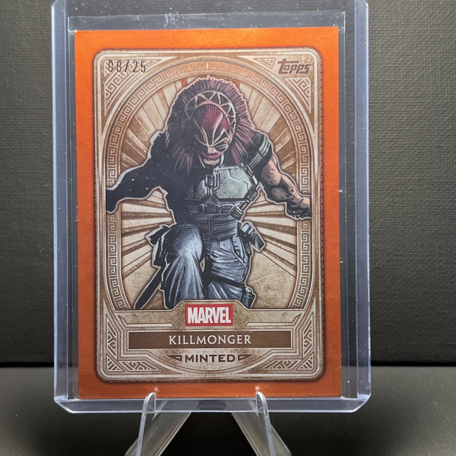 2025 Topps Marvel Mint Bronze Killmonger 08/25 2025 Topps Marvel Mint Bronze Killmonger 08/25