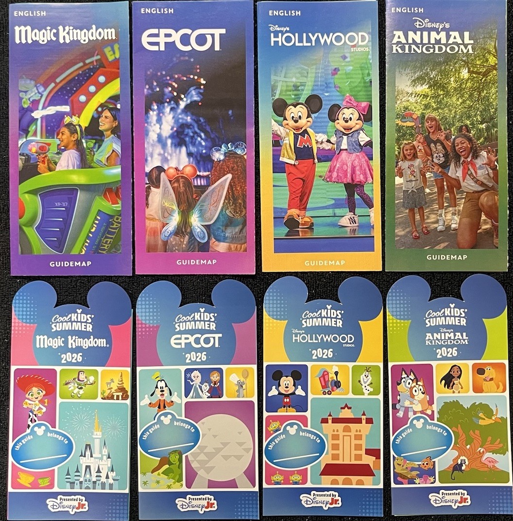 2026 Walt Disney World Theme Park Maps 4 Guide Maps 4 Cool Kids Summer Maps WDW 2026 Walt Disney World Theme Park Maps 4 Guide Maps 4 Cool Kids Summer Maps WDW