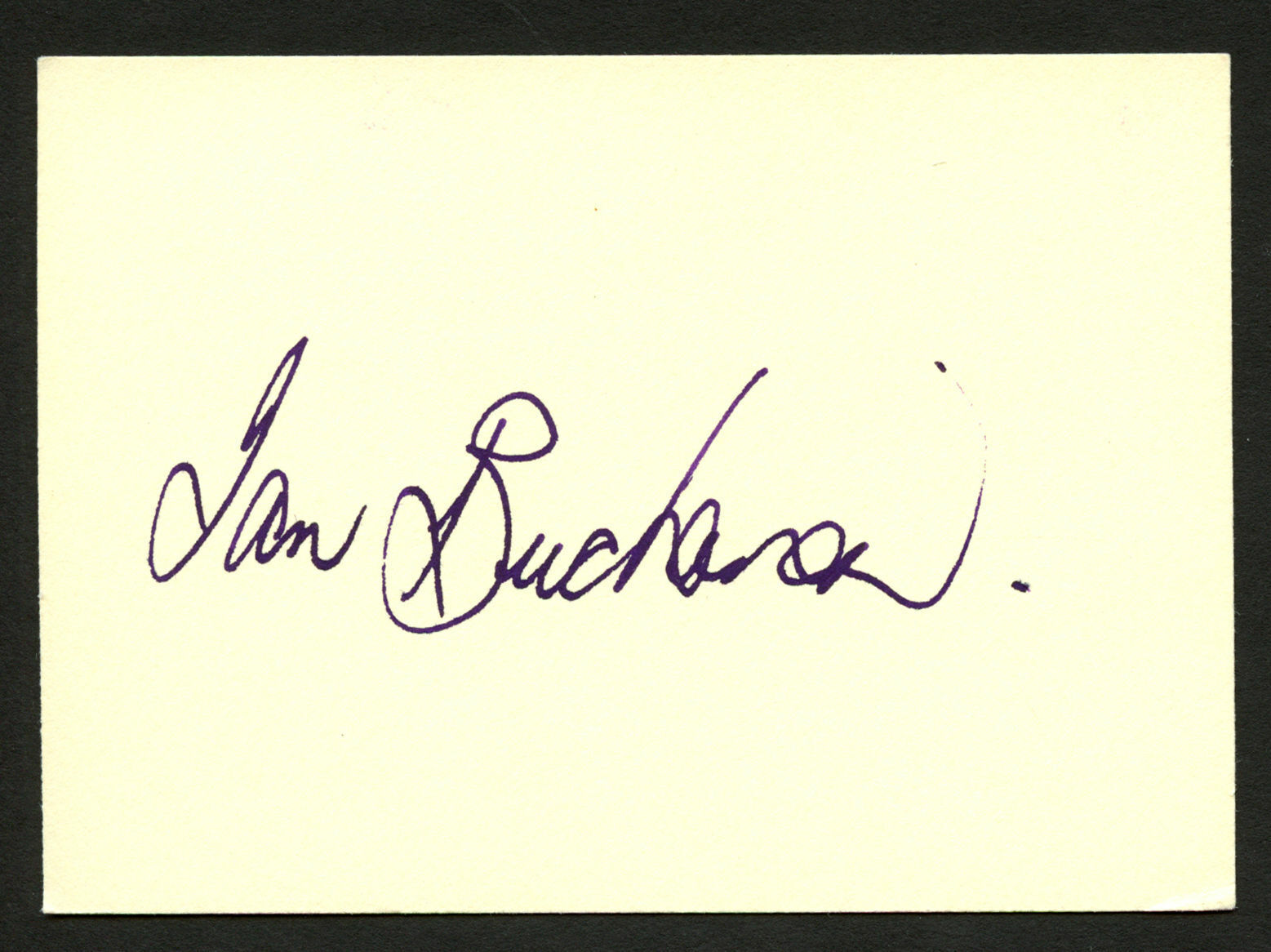 Ian Buchanan signed autograph 3.5x5 cut Soap Opera General Hospital AB1025