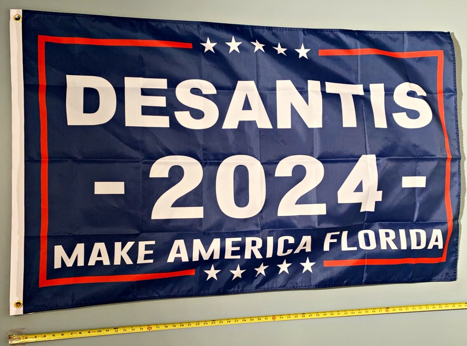 RON DESANTIS FLAG *FREE SHIP USA SELLER Make America Florida 2024 USA Sign 3x5