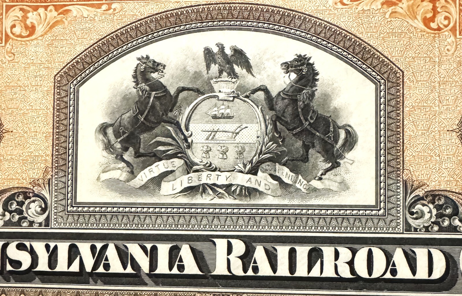 Vintage Pennsylvania Railroad Stock Certificate 🚂 “Pennsy” Philadelphia