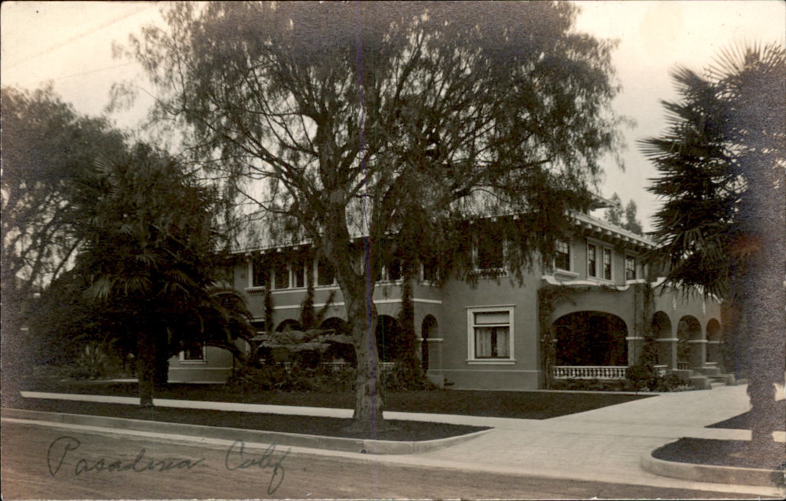 Pasadena California CA Mansion House c1910s Real Photo Vintage Postcard bhn Pasadena California CA Mansion House c1910s Real Photo Vintage Postcard bhn