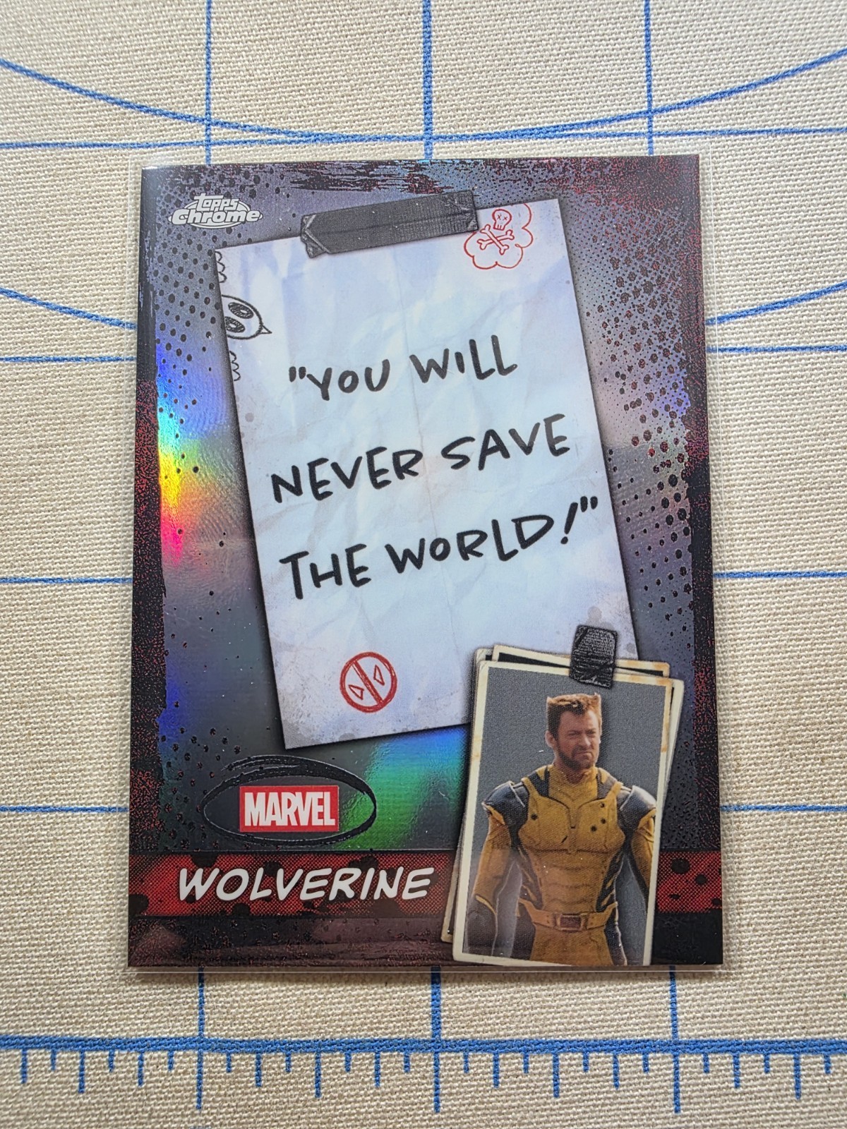 Topps Chrome Deadpool - Wolverine WM-06 - "You Will Never Save The World" Topps Chrome Deadpool - Wolverine WM-06 - "You Will Never Save The World"