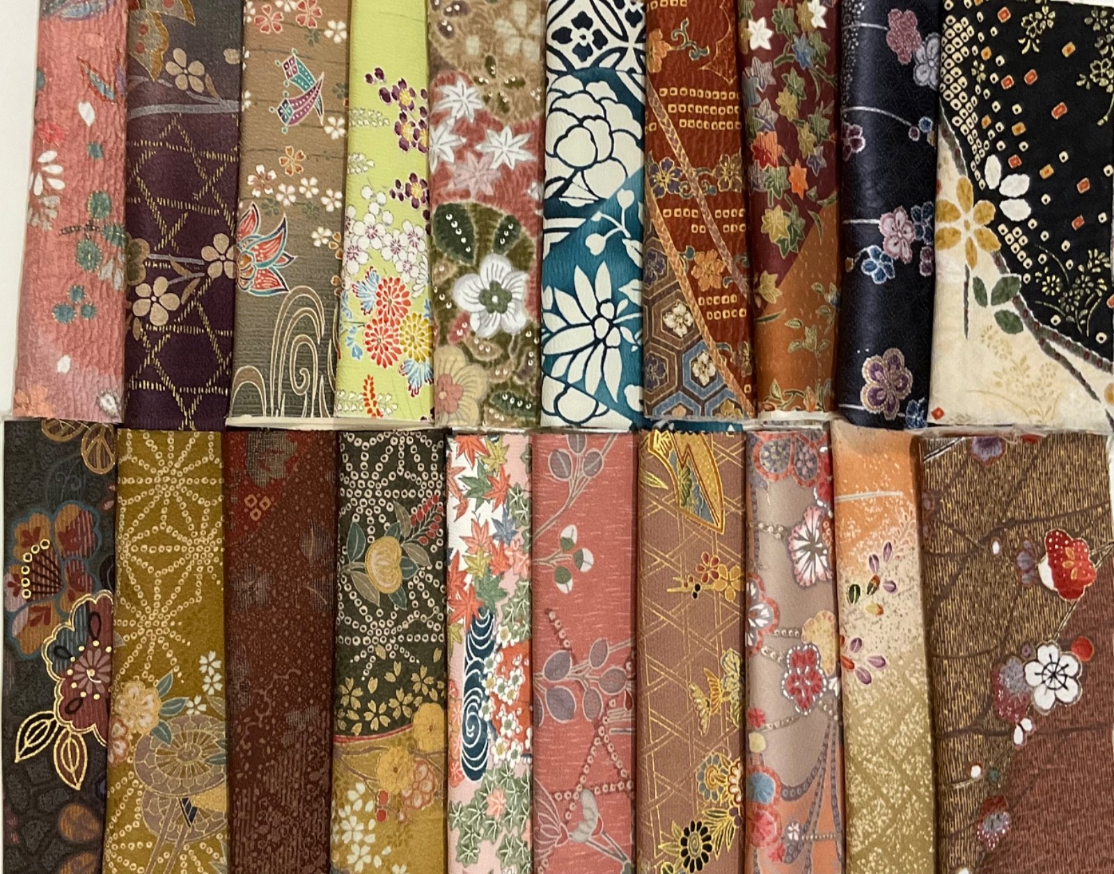 Vintage Japanese Kimono Fabric Remnants Scrap 20pcs Craft Remake DIY Vintage Japanese Kimono Fabric Remnants Scrap 20pcs Craft Remake DIY