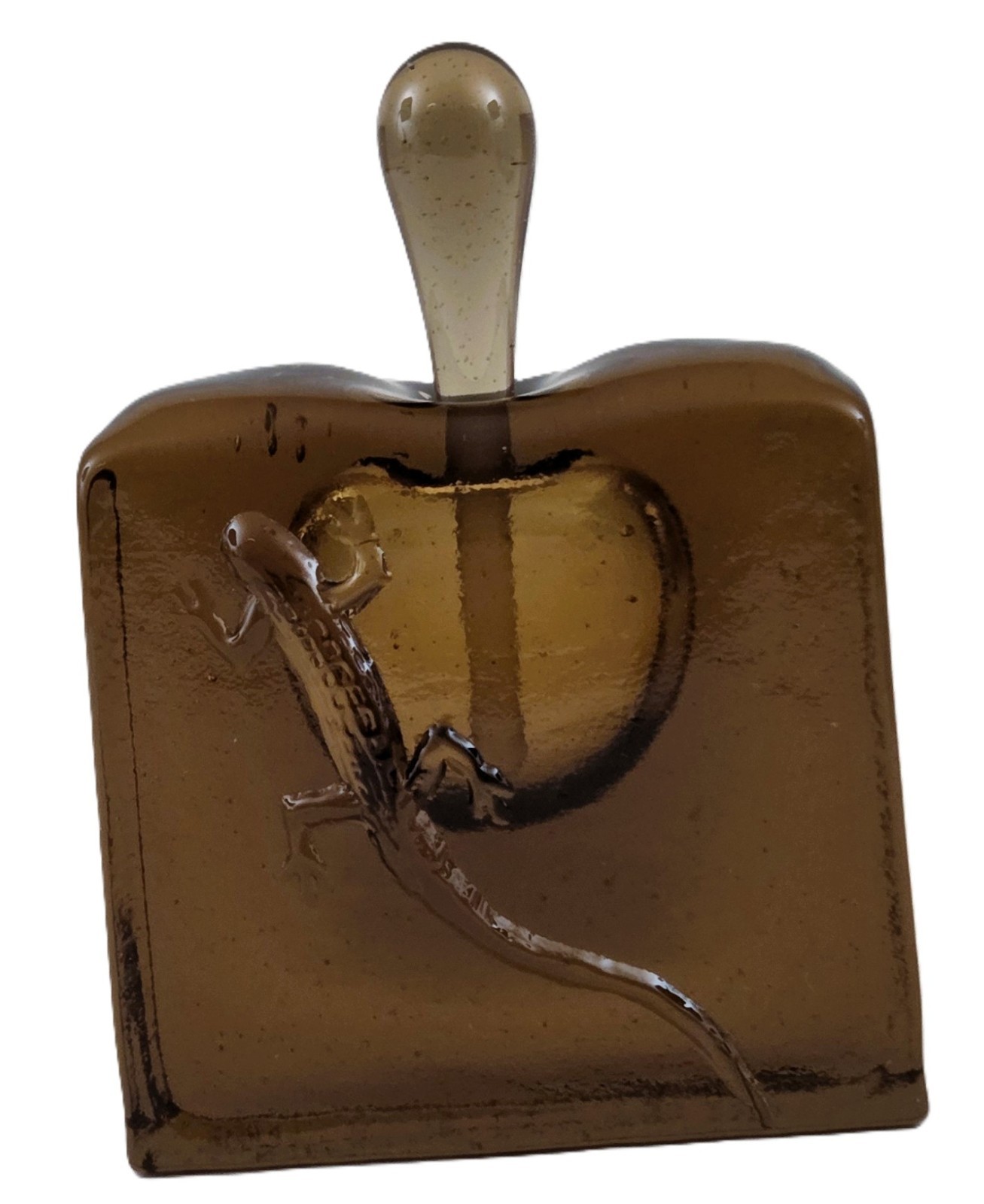 John Gilvey/Michael Benzer signed and dated ’95 perfume bottle with Lizard motif John Gilvey/Michael Benzer signed and dated ’95 perfume bottle with Lizard motif