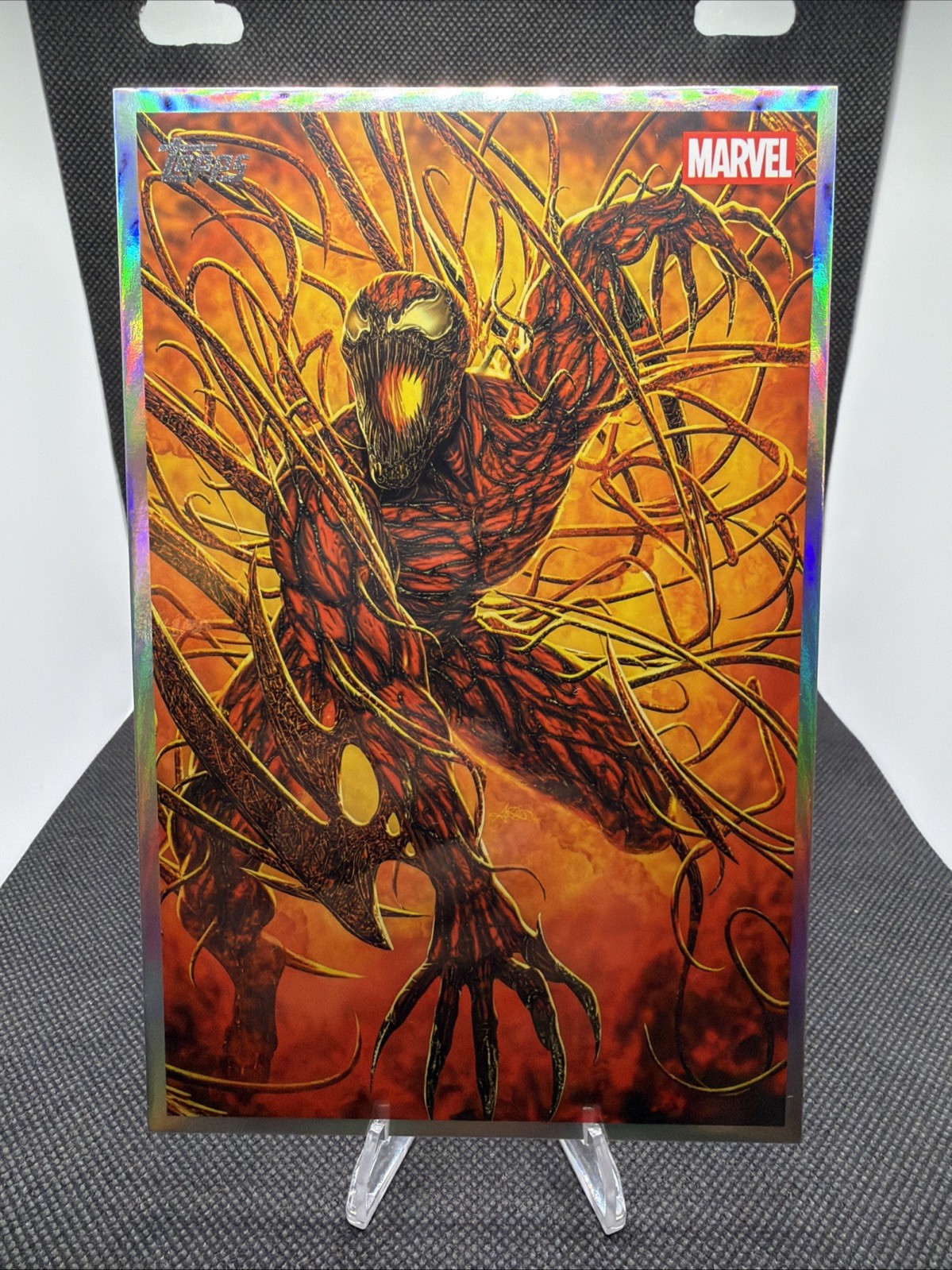 2026 Topps Marvel Vault Oversized Box Topper Carnage Art By Ariel Diaz 2026 Topps Marvel Vault Oversized Box Topper Carnage Art By Ariel Diaz