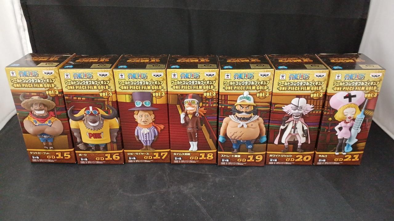 Prize item One Piece World Collectable Figure FILM GOLD VOLUME3 7 Types Comp Prize item One Piece World Collectable Figure FILM GOLD VOLUME3 7 Types Comp