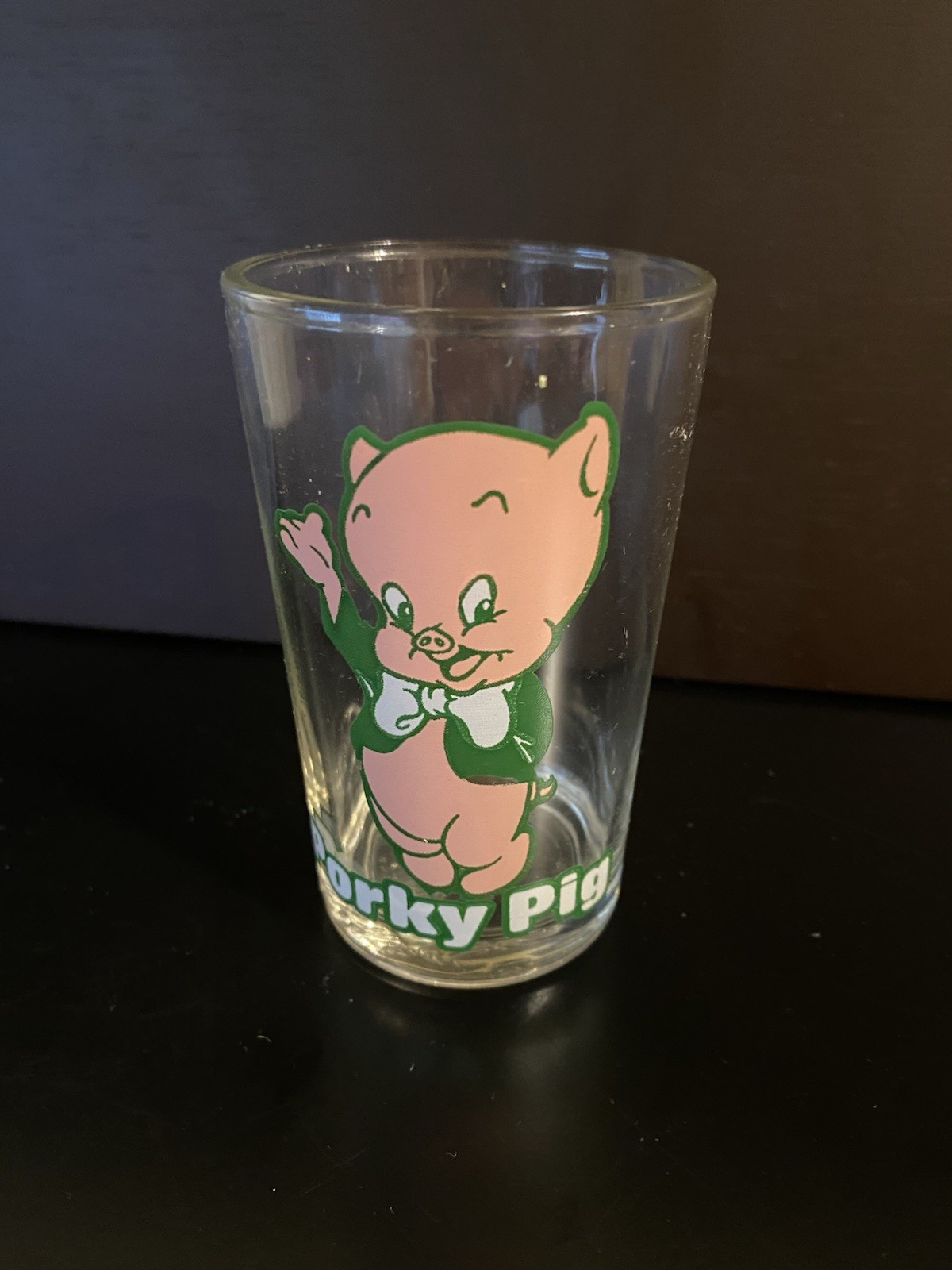 Vintage 1976 Warner Bros Looney Tunes - Porky Pig 4.5" Juice Tumbler Vintage 1976 Warner Bros Looney Tunes - Porky Pig 4.5" Juice Tumbler