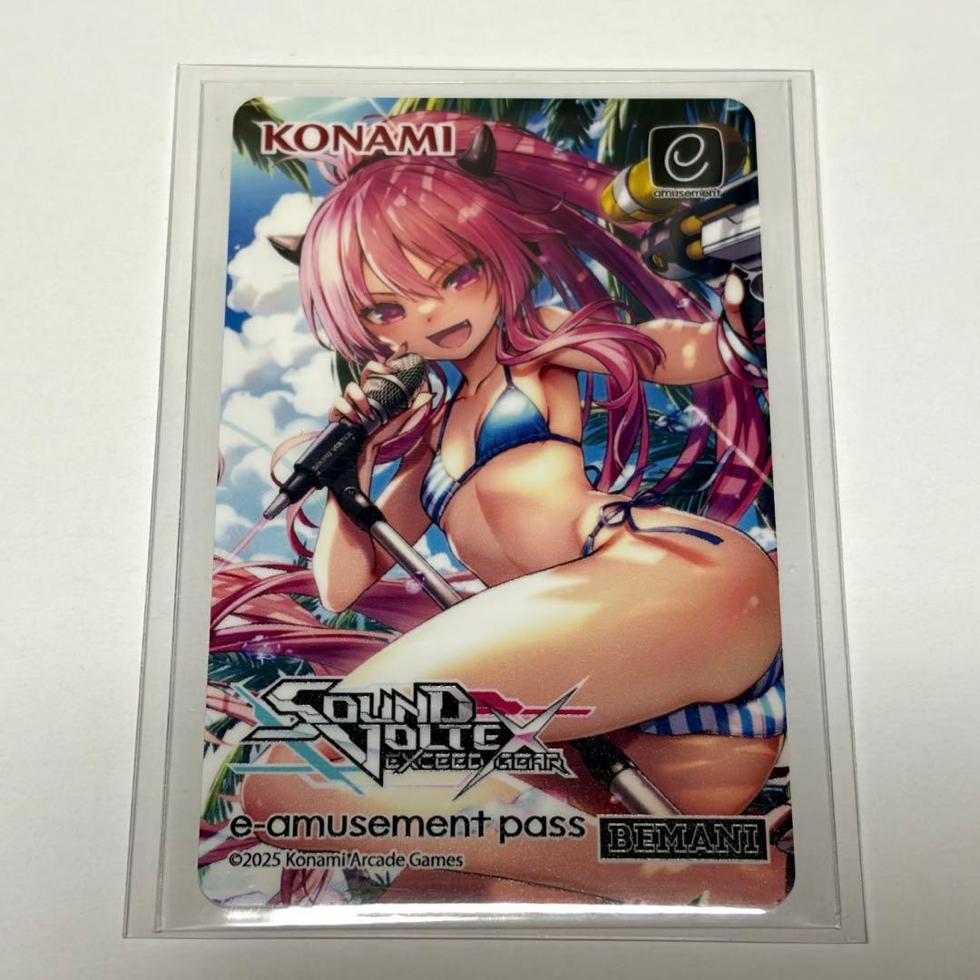 Konami e-AMUSEMENT PASS Card Sound Voltex Grace SDVX Arcade From Japan Konami e-AMUSEMENT PASS Card Sound Voltex Grace SDVX Arcade From Japan