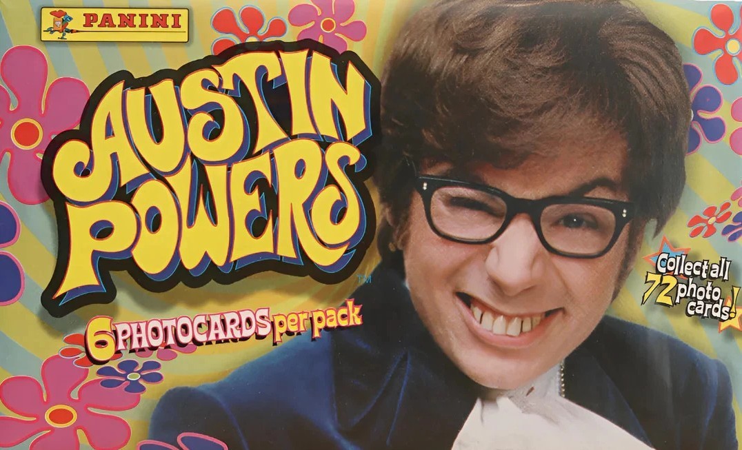 1999 Panini Austin Powers Movie Trading Photo Cards Wax Pack SEALED 1999 Panini Austin Powers Movie Trading Photo Cards Wax Pack SEALED