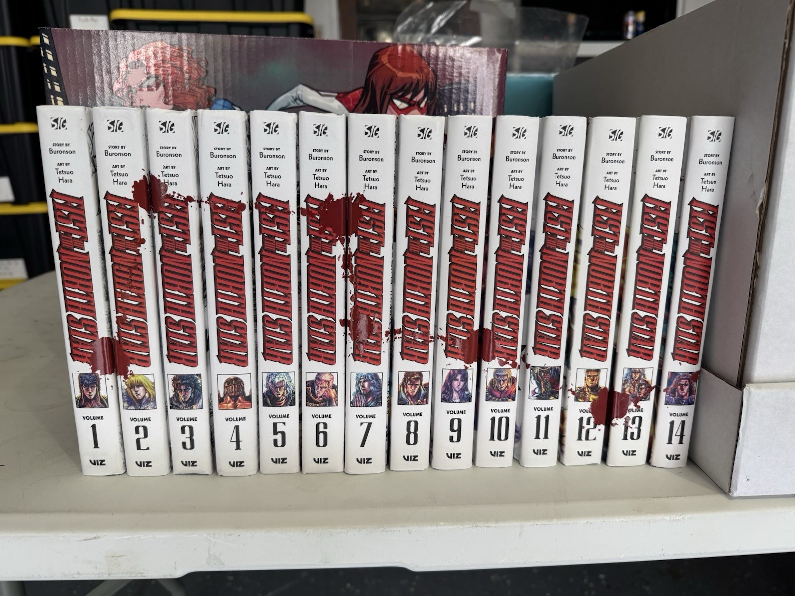 Fist of the North Star Vol 1-14 Hardcover Manga Set VIZ Buronson Tetsuo Hara Fist of the North Star Vol 1-14 Hardcover Manga Set VIZ Buronson Tetsuo Hara