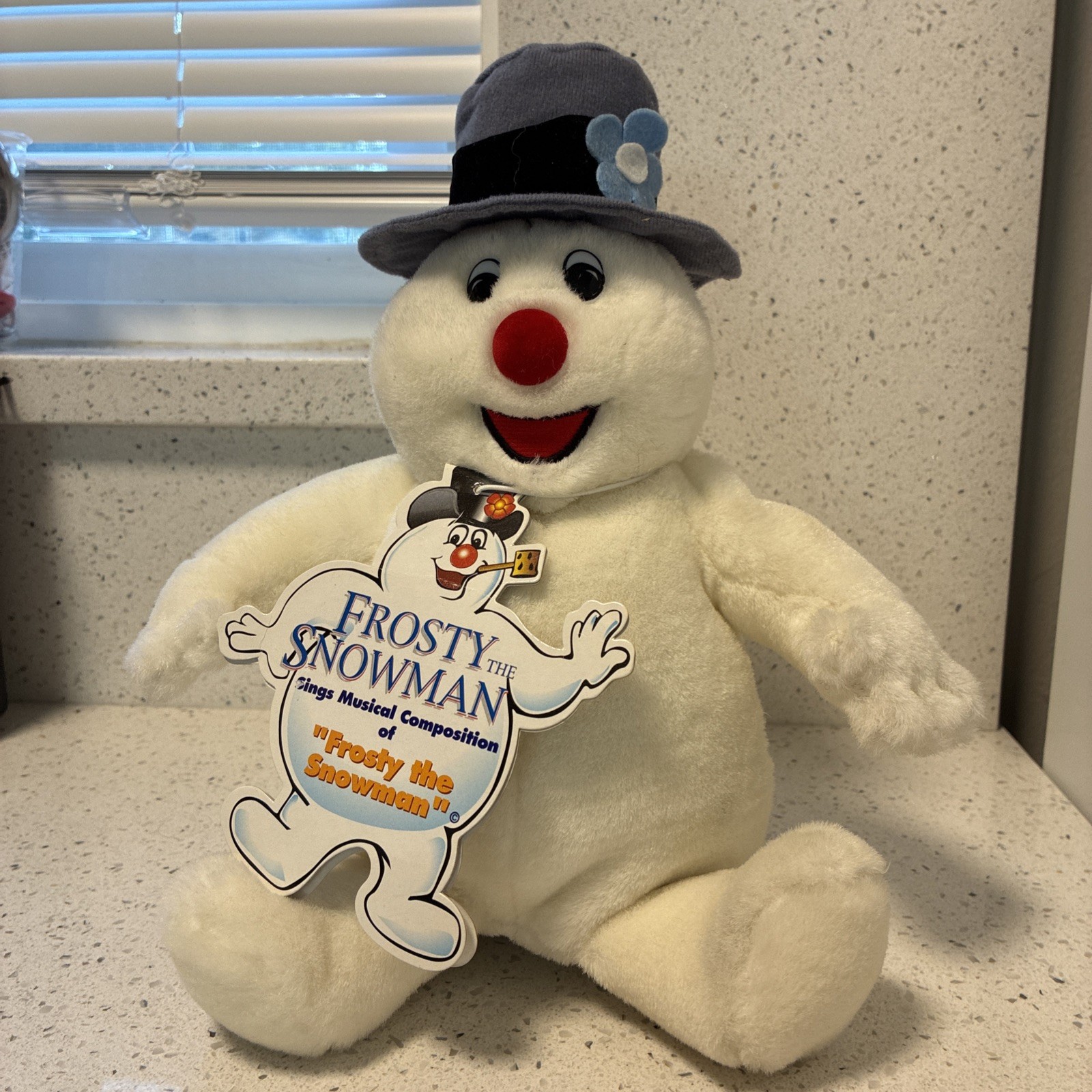 Vtg Gemmy Animated Frosty The Snowman 1999 Singing Dancing Christmas Plush 11" Vtg Gemmy Animated Frosty The Snowman 1999 Singing Dancing Christmas Plush 11"