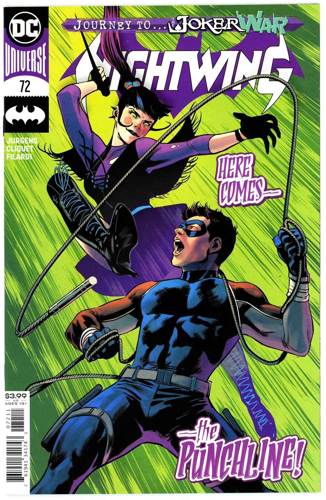 Nightwing (2016) #72 NM 9.4 Punchline Cover