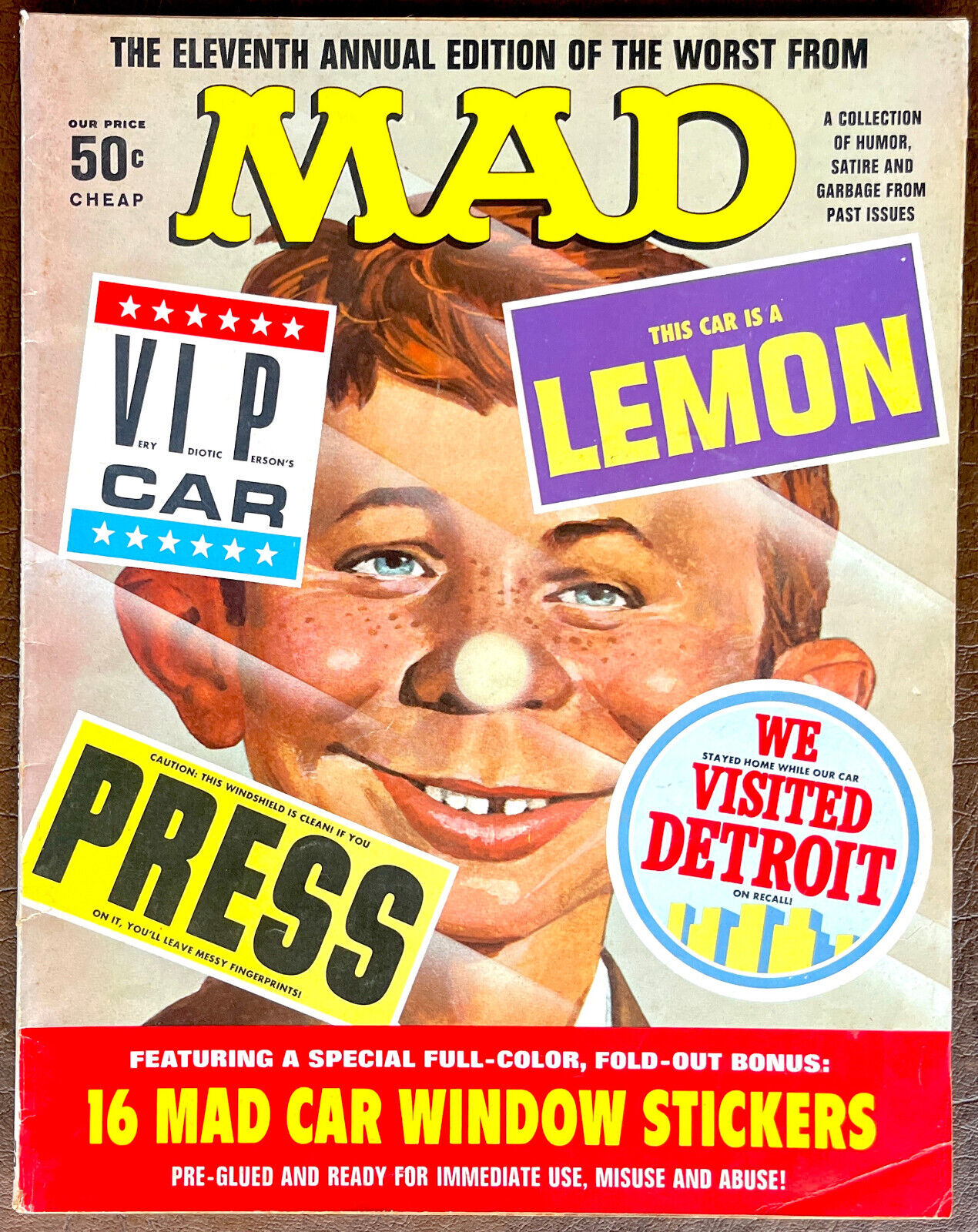 Worst from MAD MAGAZINE #11 - Fine/Very Fine (7.0)  Bonus Stickers Included