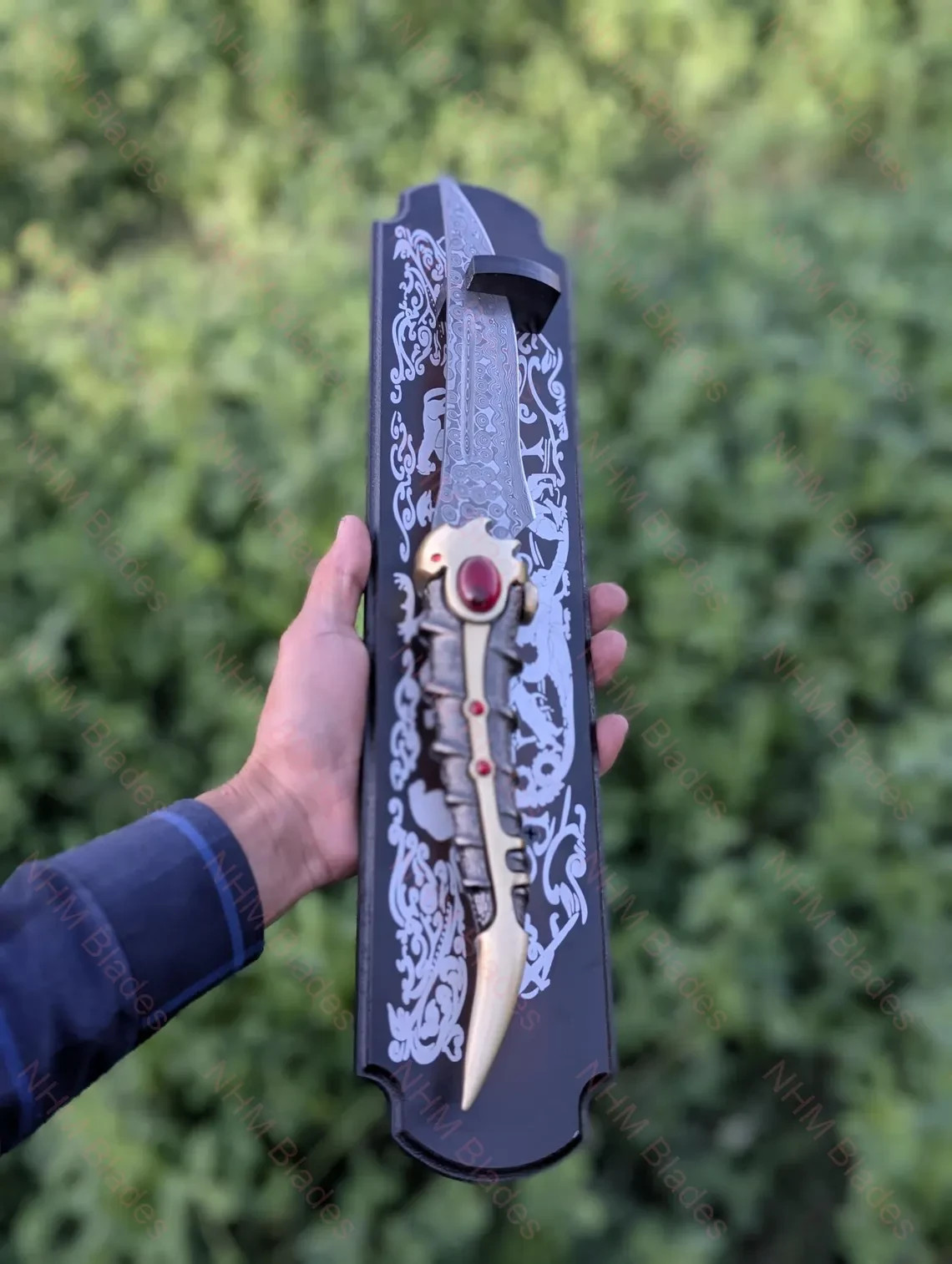 Arya Stark Catspaw Dagger & Needle Sword Damascus steel Replica gift knife Arya Stark Catspaw Dagger & Needle Sword Damascus steel Replica gift knife
