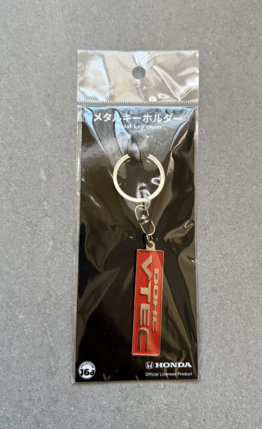 Honda DOHC VTEC Metal Keychain JDM From Japan - US Seller (Red) Honda DOHC VTEC Metal Keychain JDM From Japan - US Seller (Red)