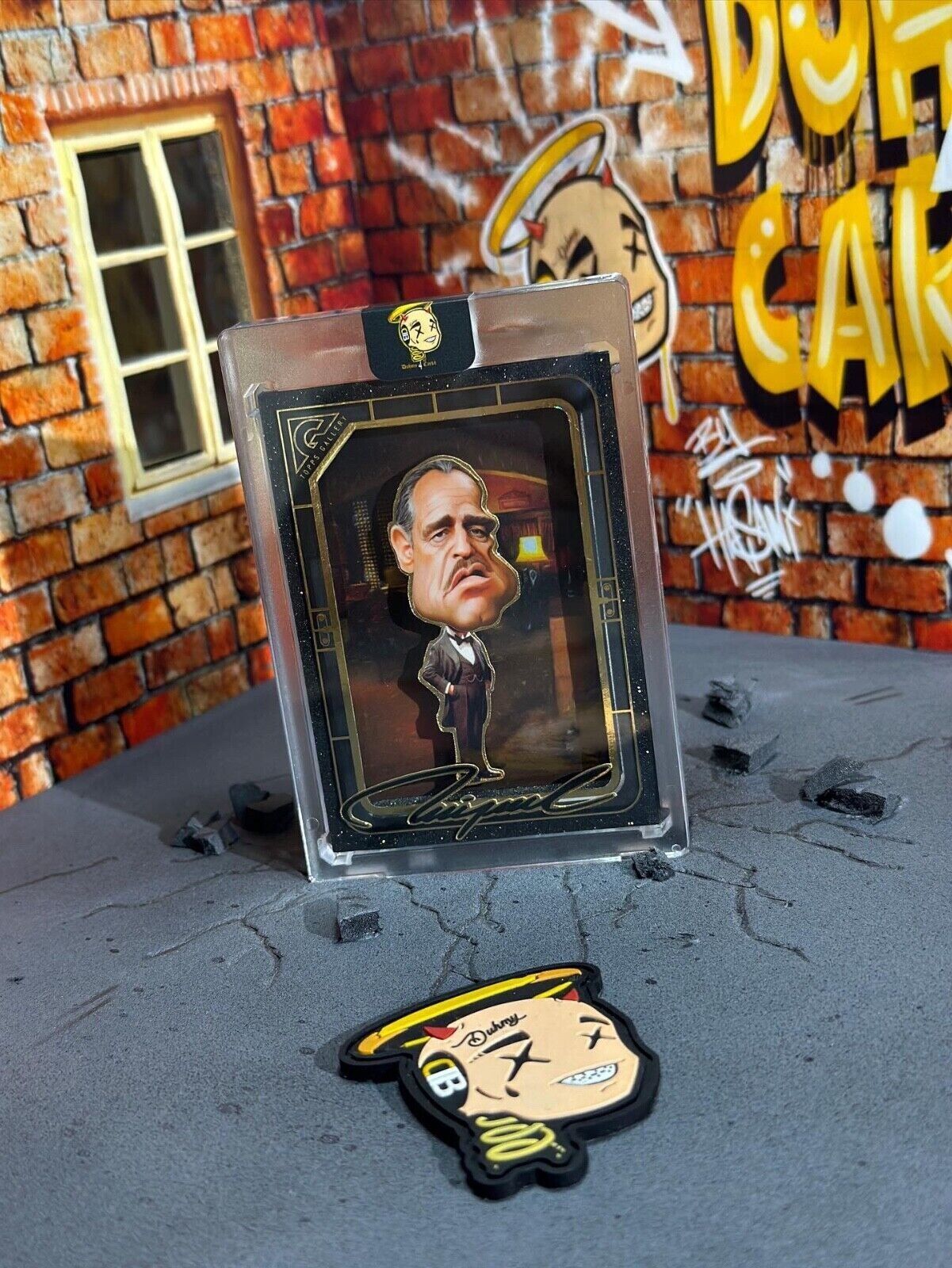Crazy Caricatures Custom 3-D Trading Card The Godfather Marlon Brando 1 of 1