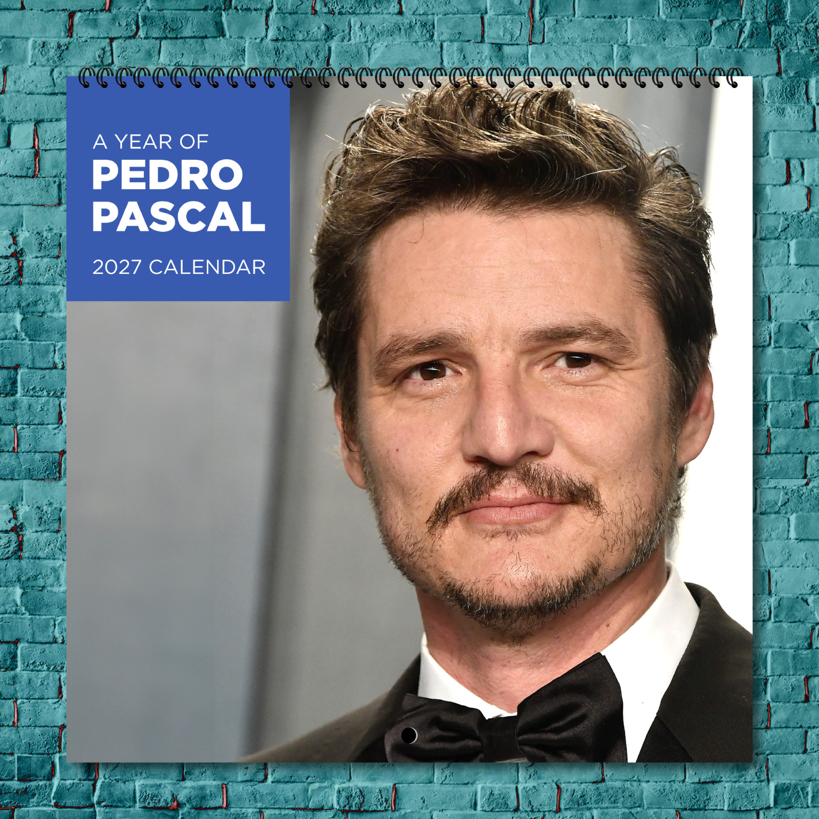 Pedro Pascal 2027 Wall Calendar 12 Month Celebrity Photo Fan Collectible