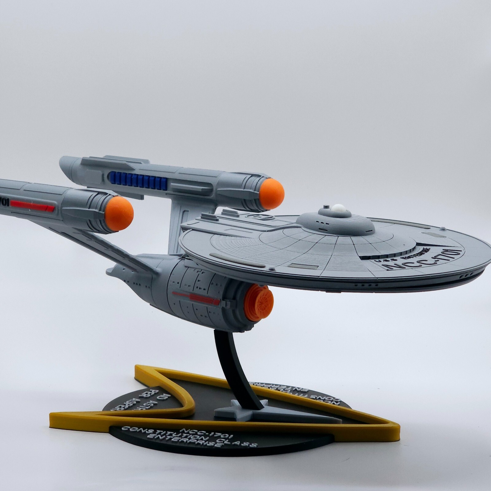 Star Trek USS Enterprise NCC-1701 18" 3D Printed Constitution Class Model Stand