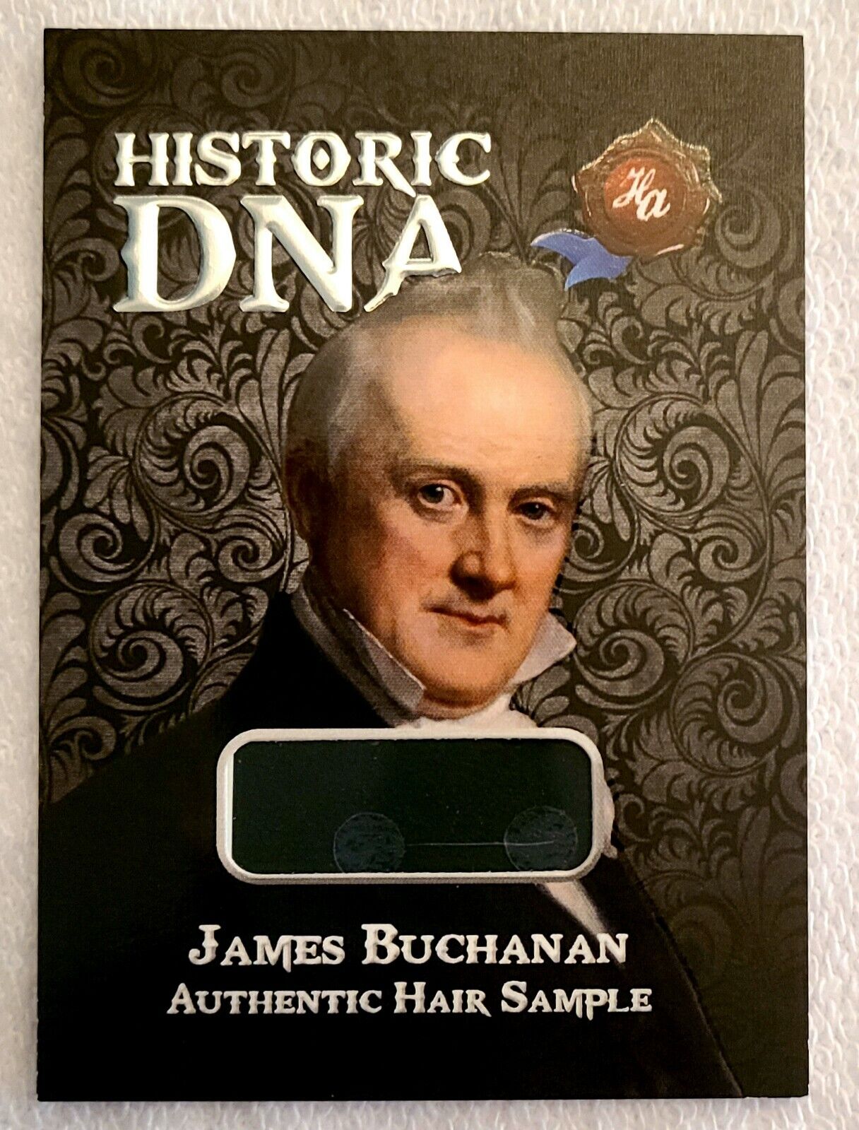 JAMES BUCHANAN DNA Hair Card 2020 Historic Autographs POTUS The First 36 #29/33