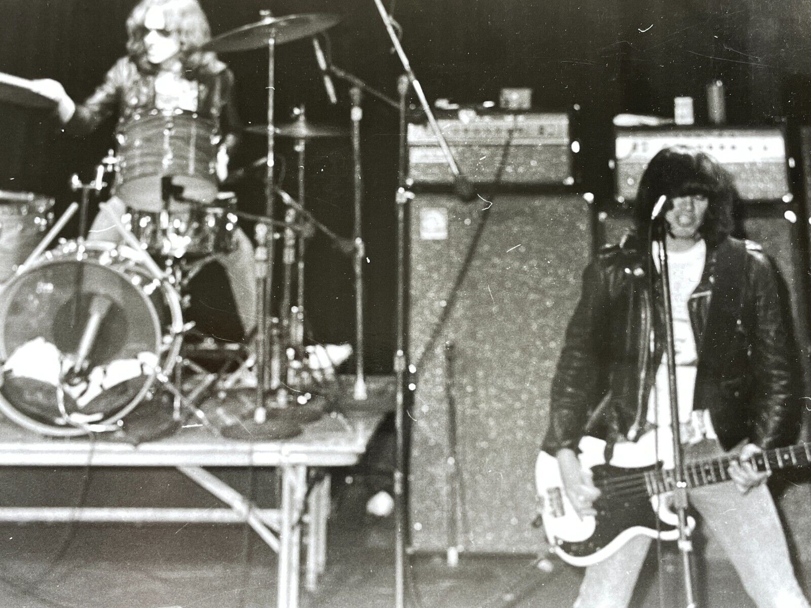 The Ramones 1980 Concert Double Weight Original 8x10 Professional Photo LA Punk