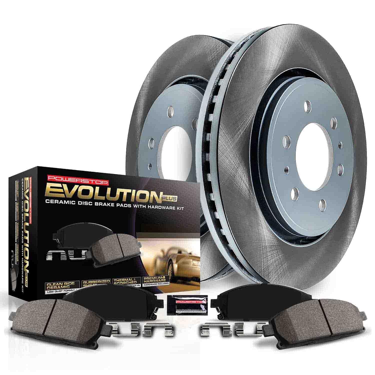 PowerStop Front Brake Kit For Scion iA 2016 | Toyota Yaris 2019-20 | Toyota Y...