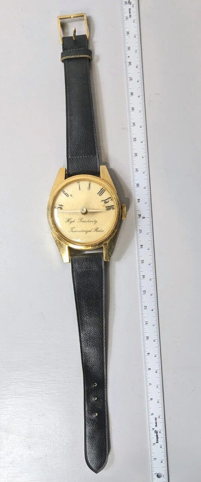 Wall Transistor Radio Wrist Japan Oversize Watch Need Repair As Pictured L 29\